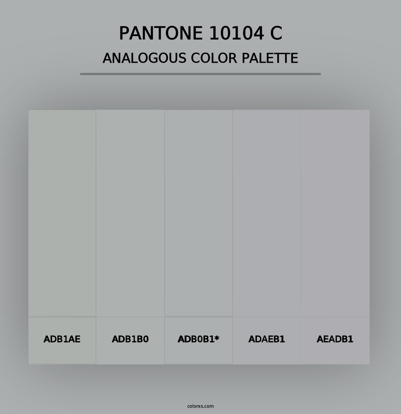 PANTONE 10104 C - Analogous Color Palette