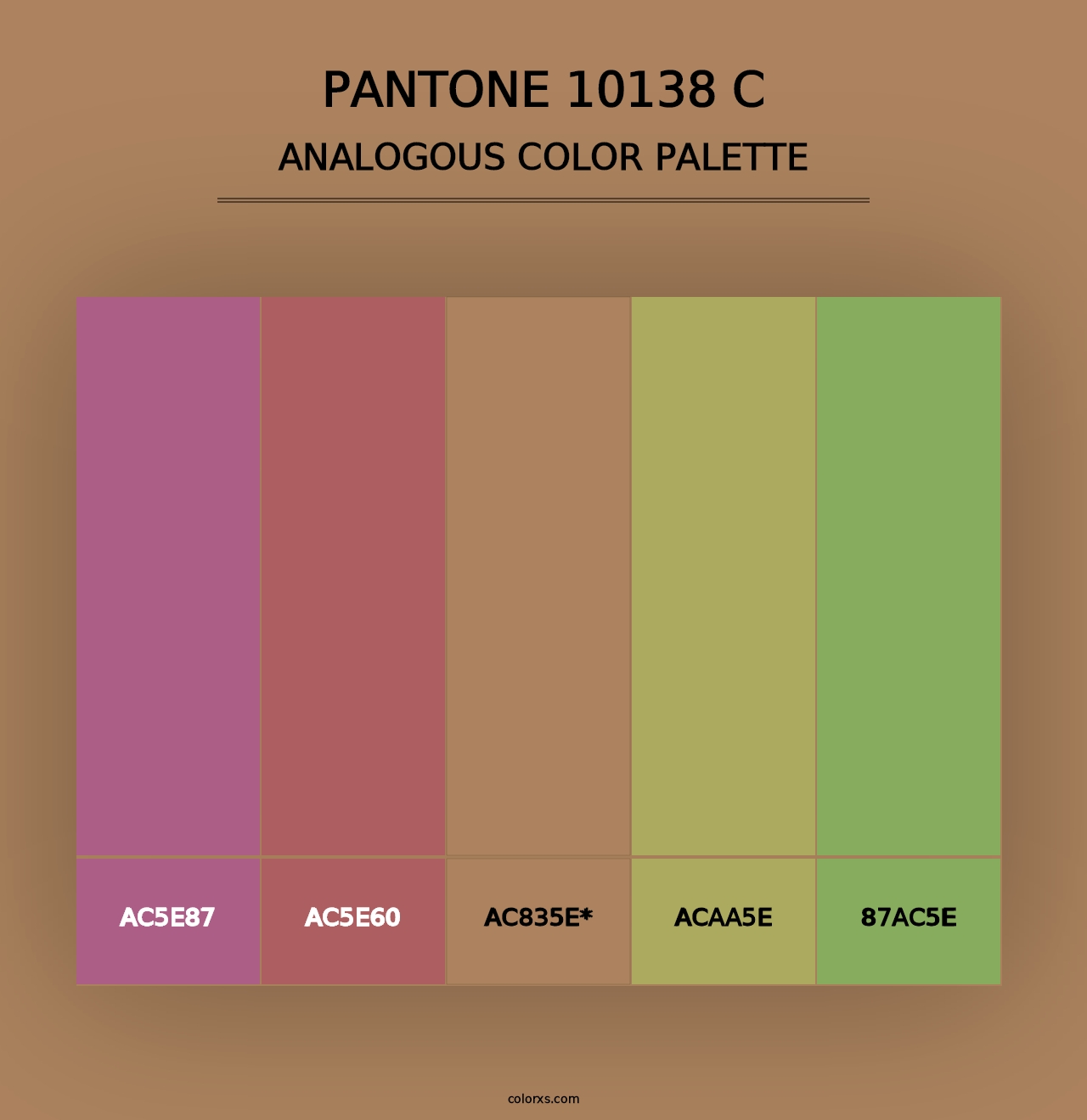 PANTONE 10138 C - Analogous Color Palette