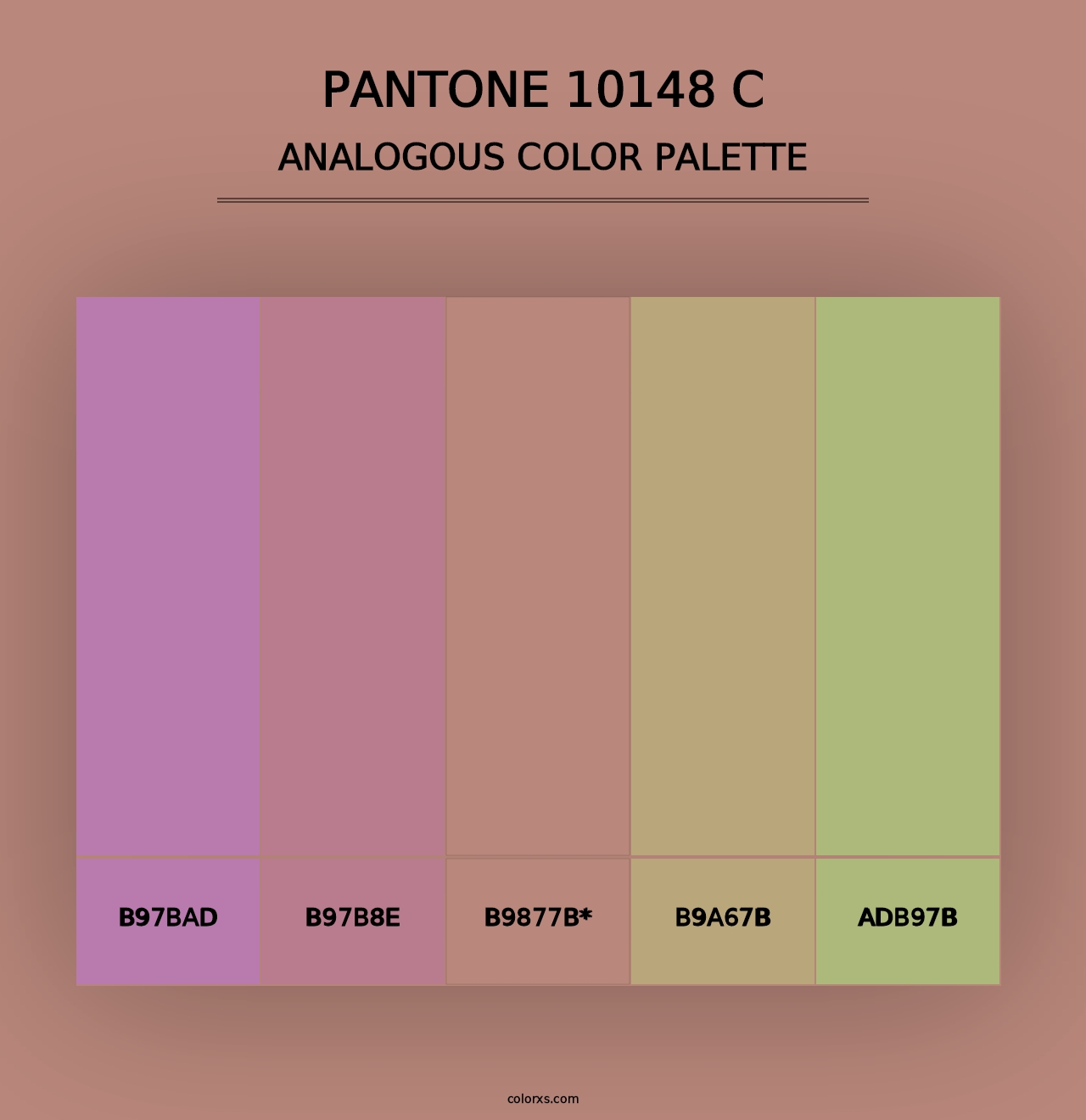 PANTONE 10148 C - Analogous Color Palette