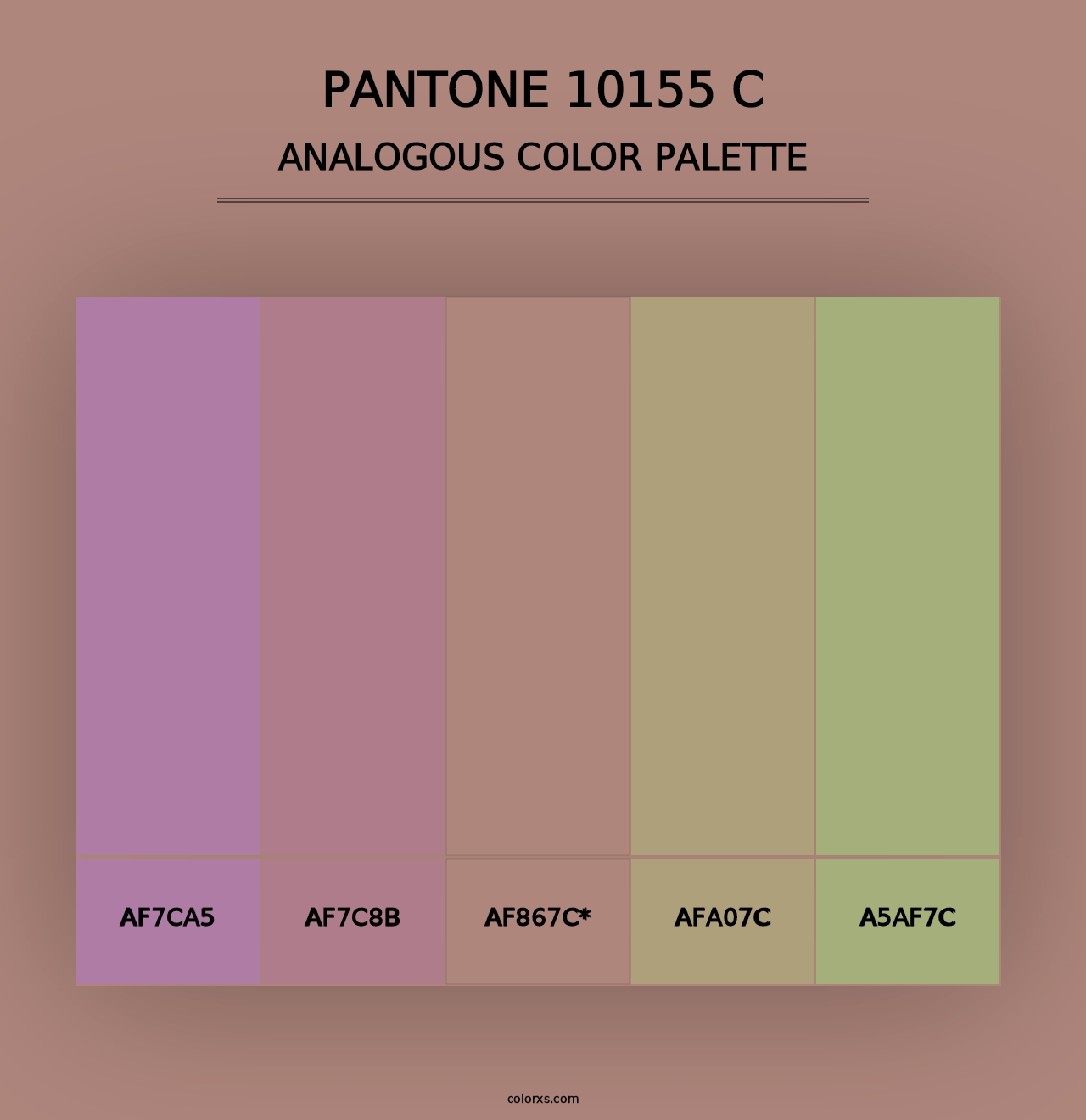 PANTONE 10155 C - Analogous Color Palette