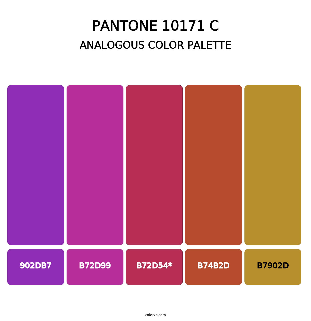 PANTONE 10171 C - Analogous Color Palette