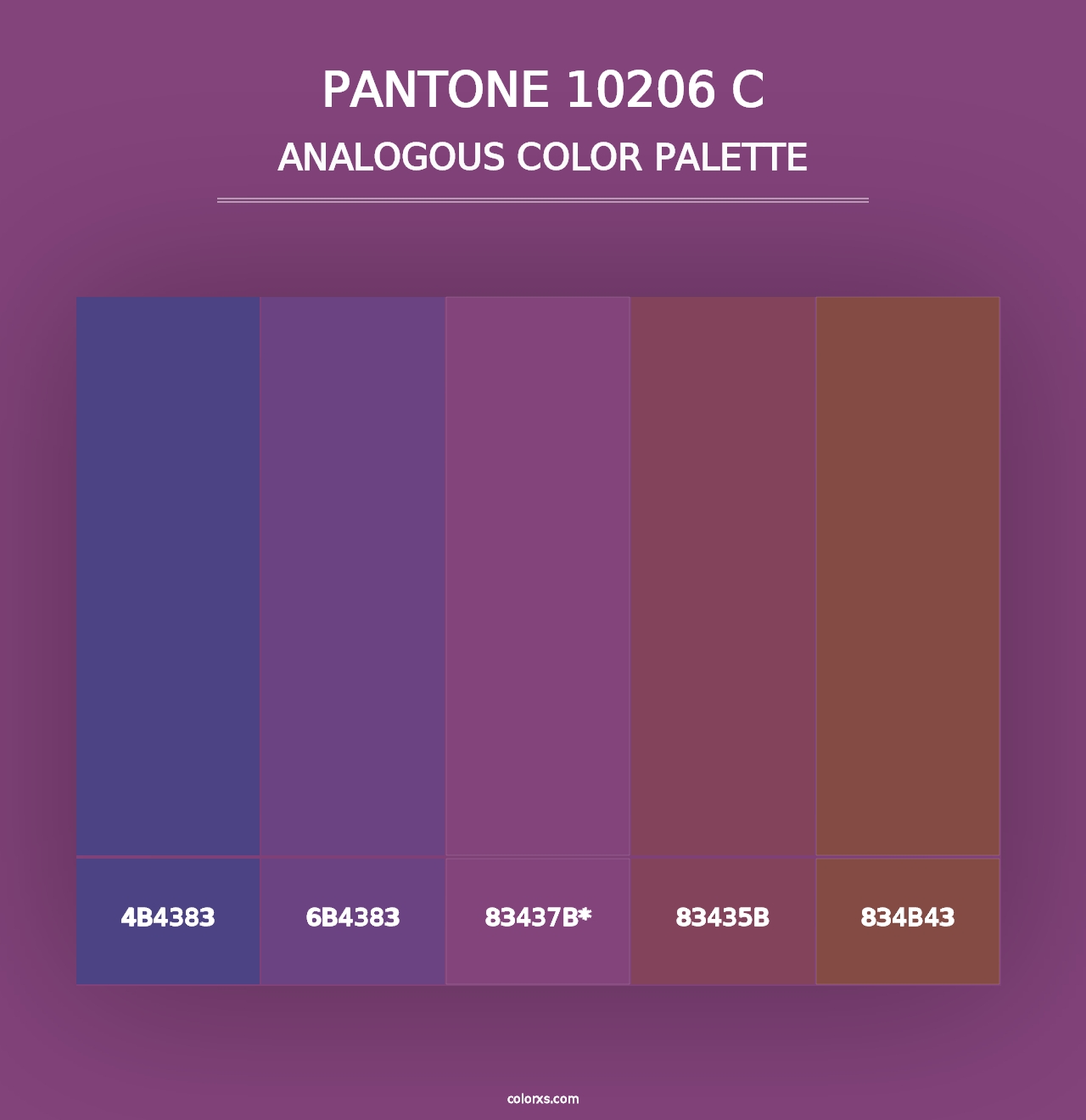 PANTONE 10206 C - Analogous Color Palette