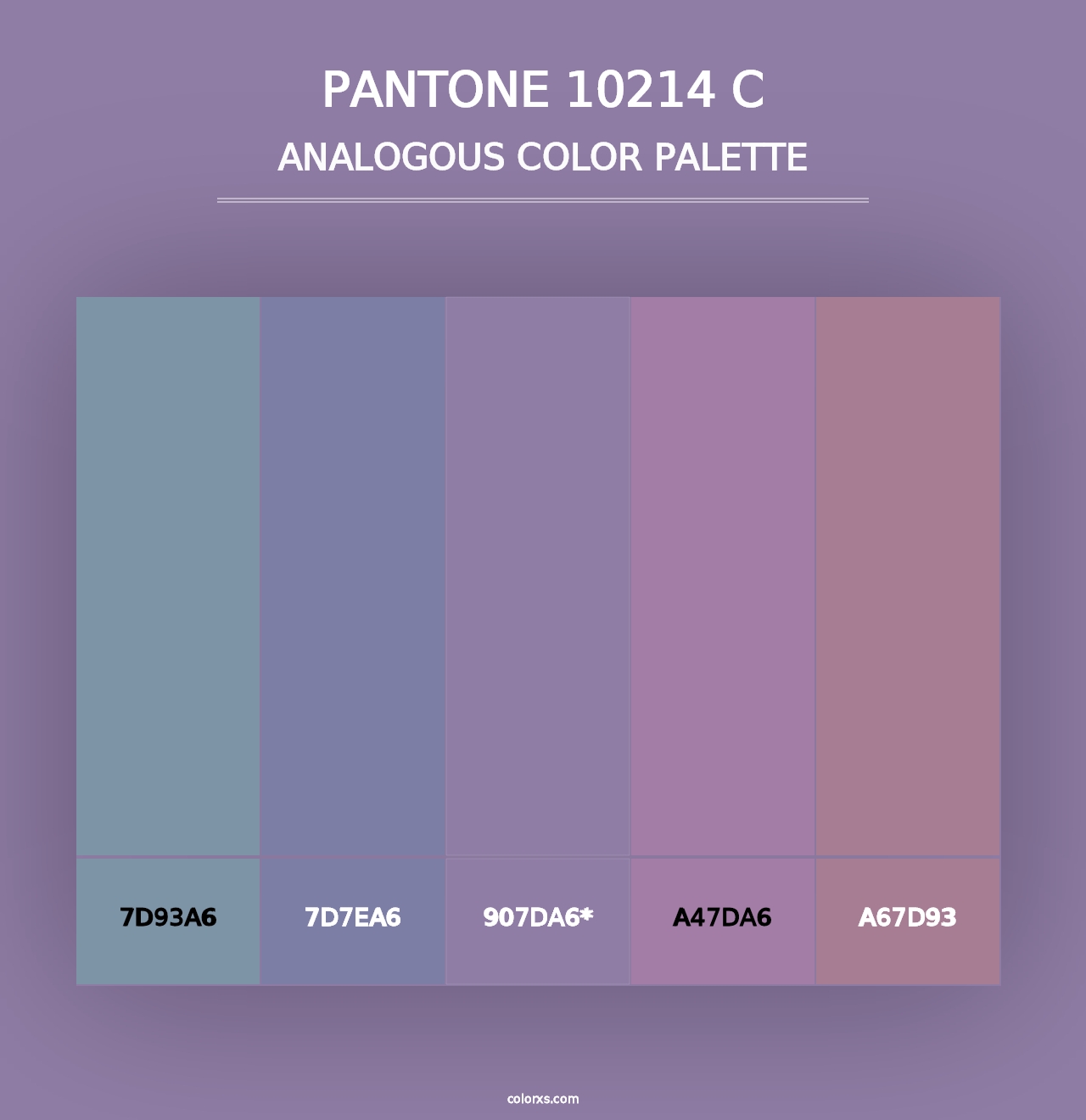 PANTONE 10214 C - Analogous Color Palette