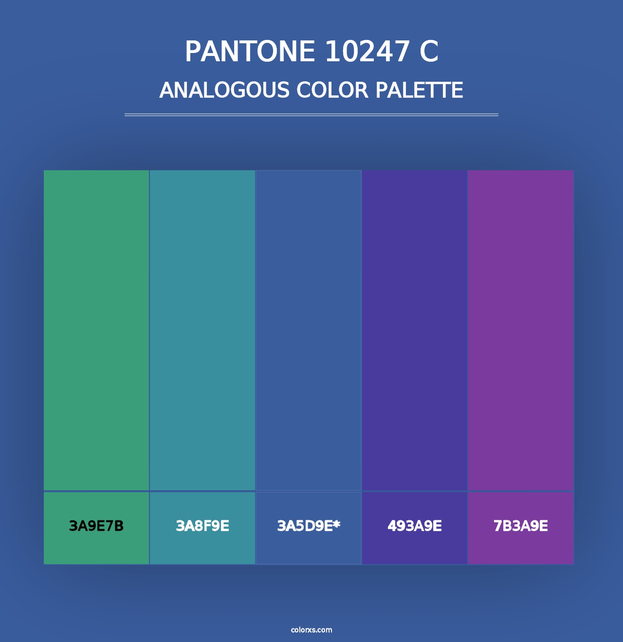 PANTONE 10247 C - Analogous Color Palette