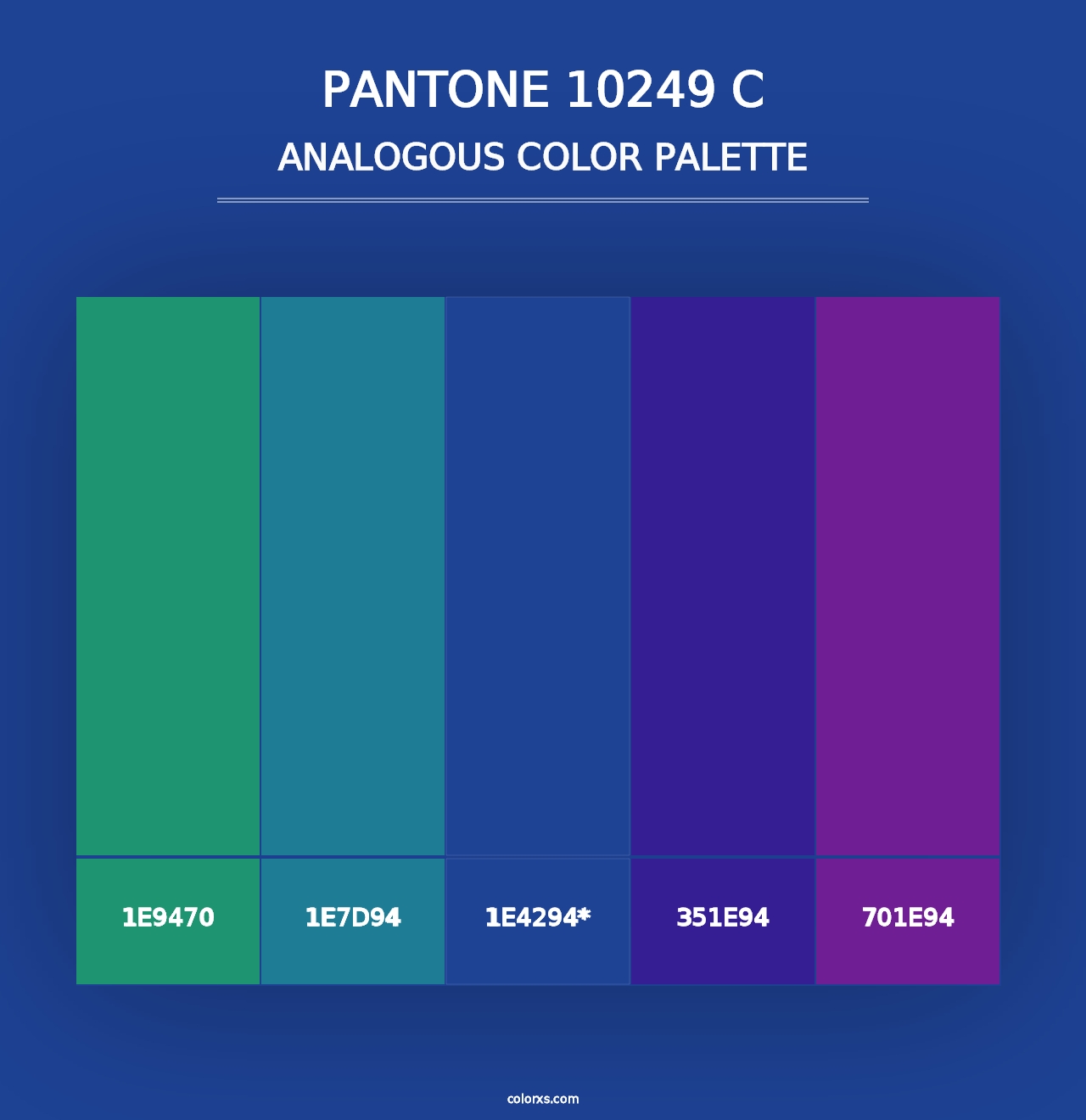 PANTONE 10249 C - Analogous Color Palette