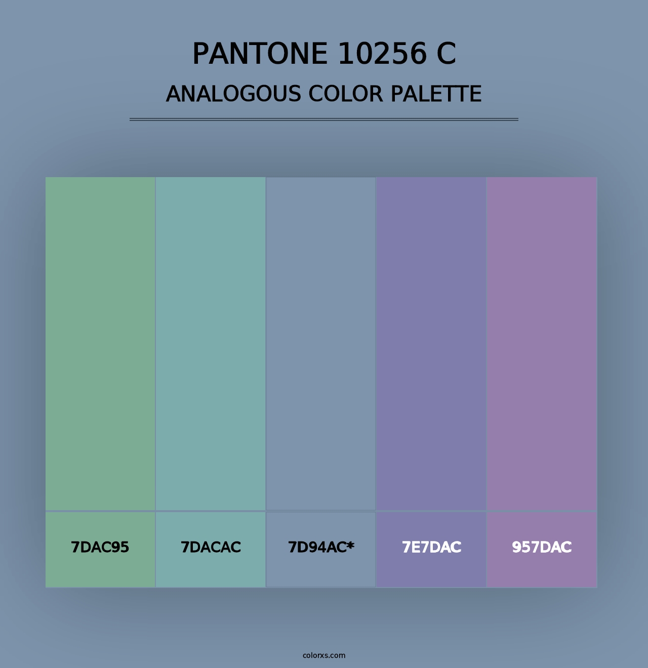 PANTONE 10256 C - Analogous Color Palette