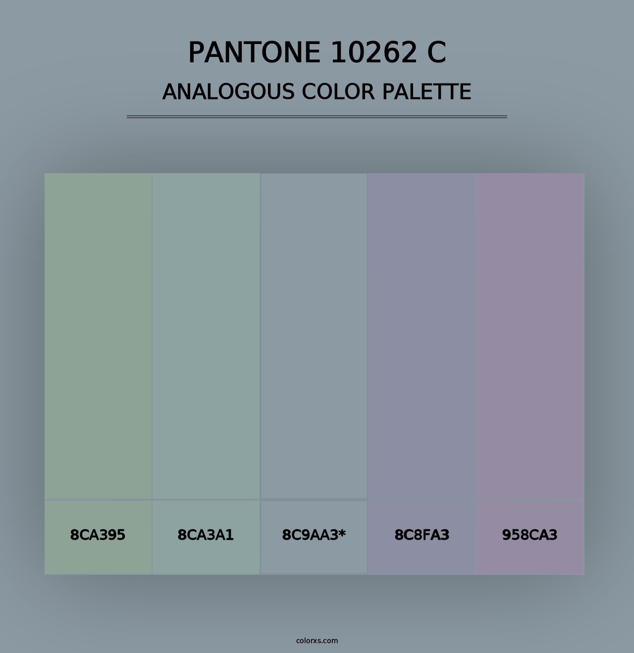 PANTONE 10262 C - Analogous Color Palette