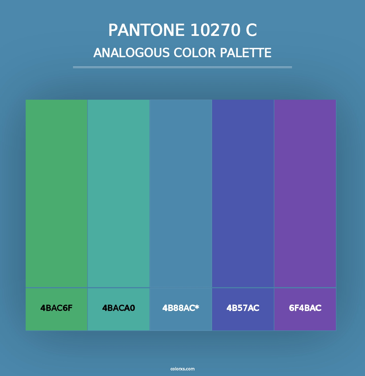 PANTONE 10270 C - Analogous Color Palette