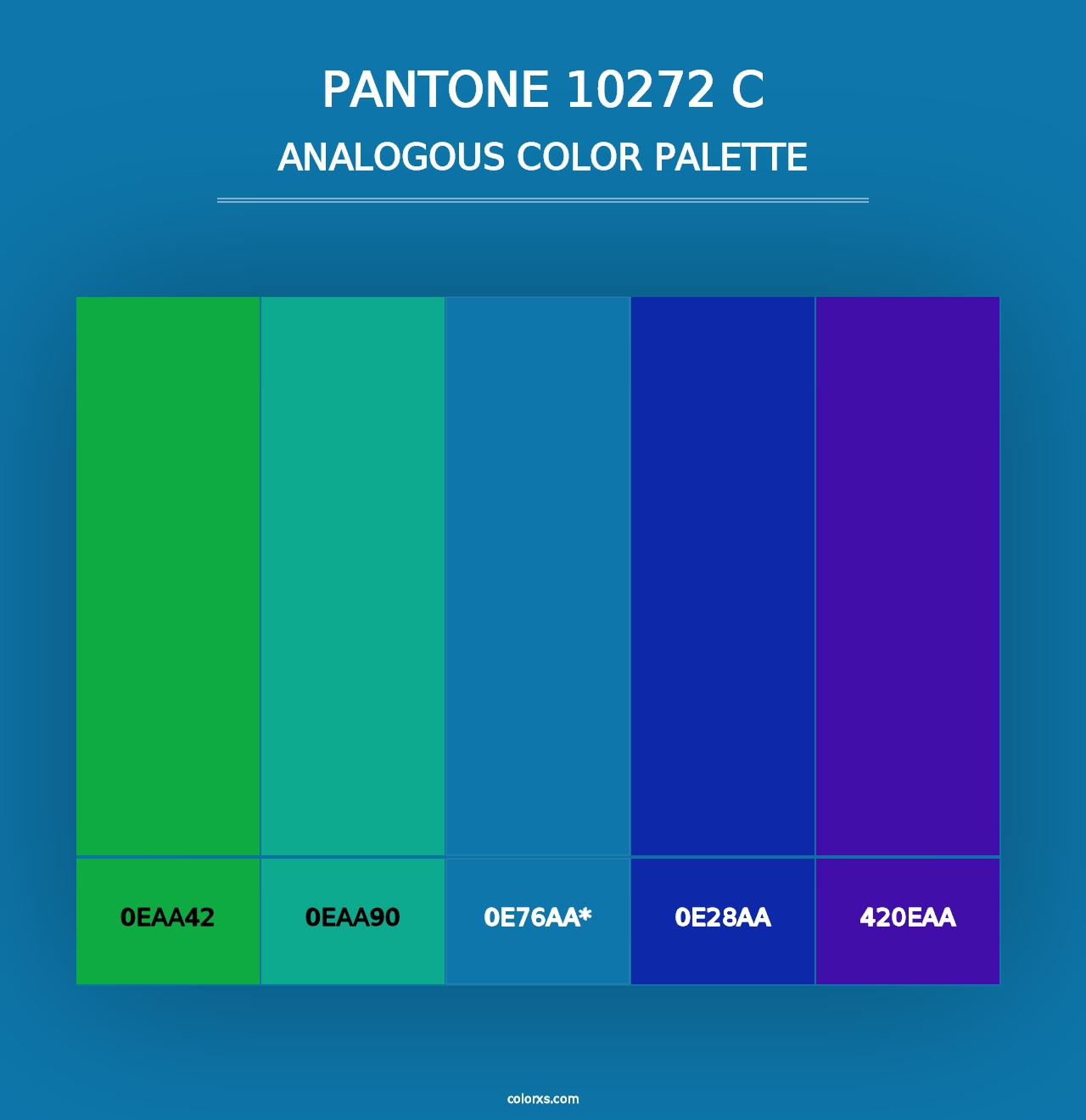 PANTONE 10272 C - Analogous Color Palette