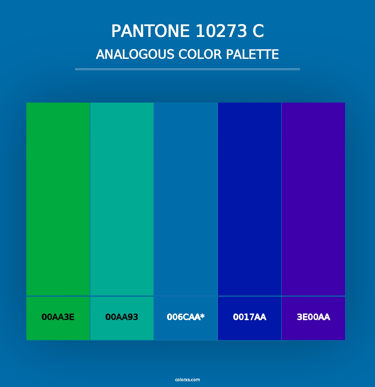 PANTONE 10273 C - Analogous Color Palette