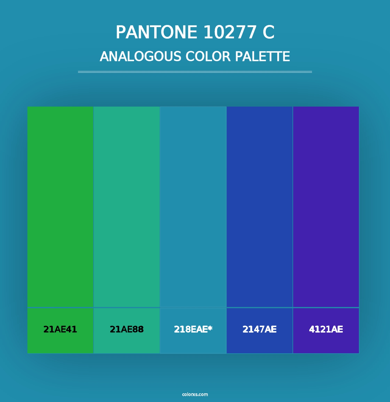 PANTONE 10277 C - Analogous Color Palette