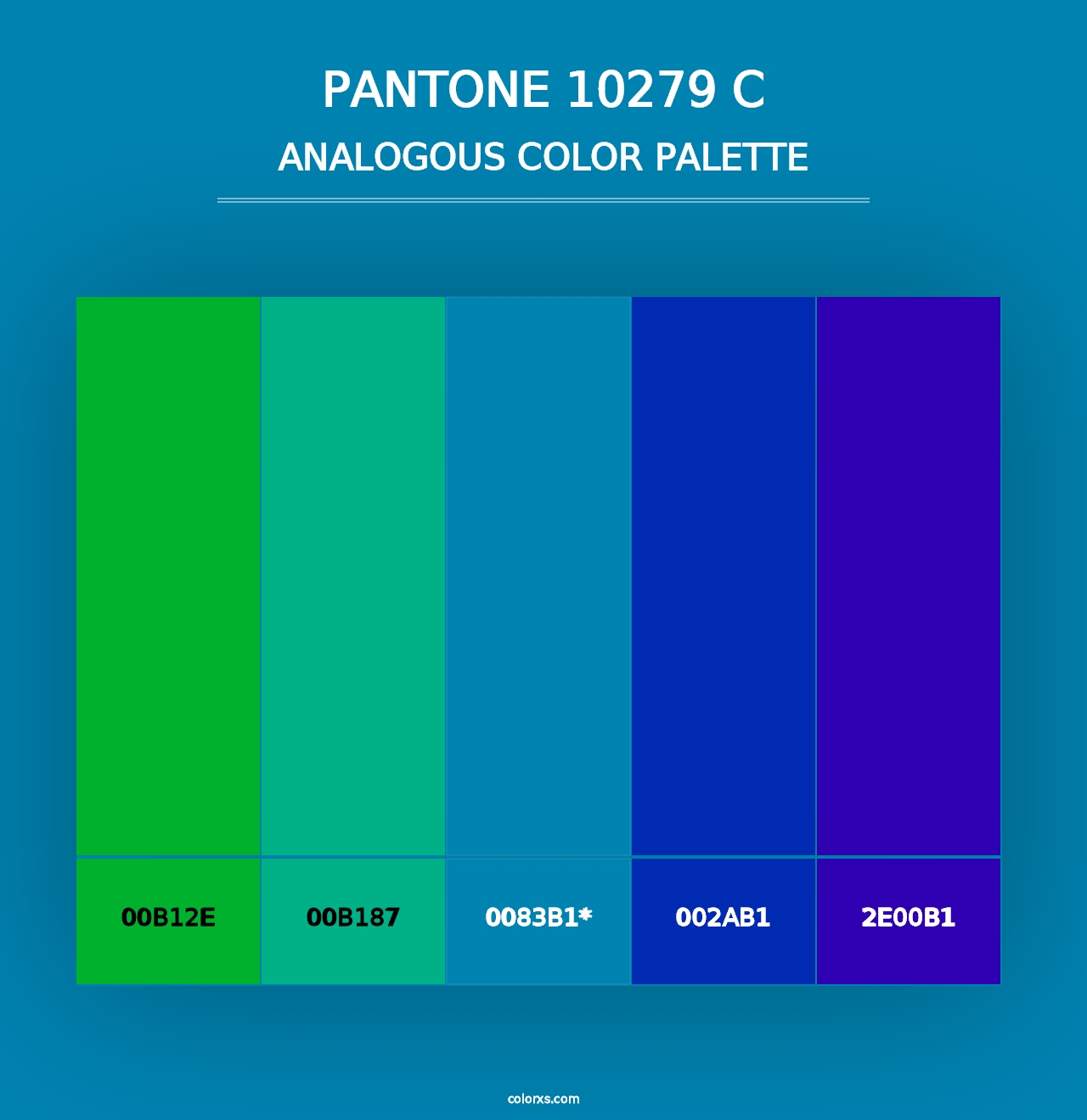 PANTONE 10279 C - Analogous Color Palette