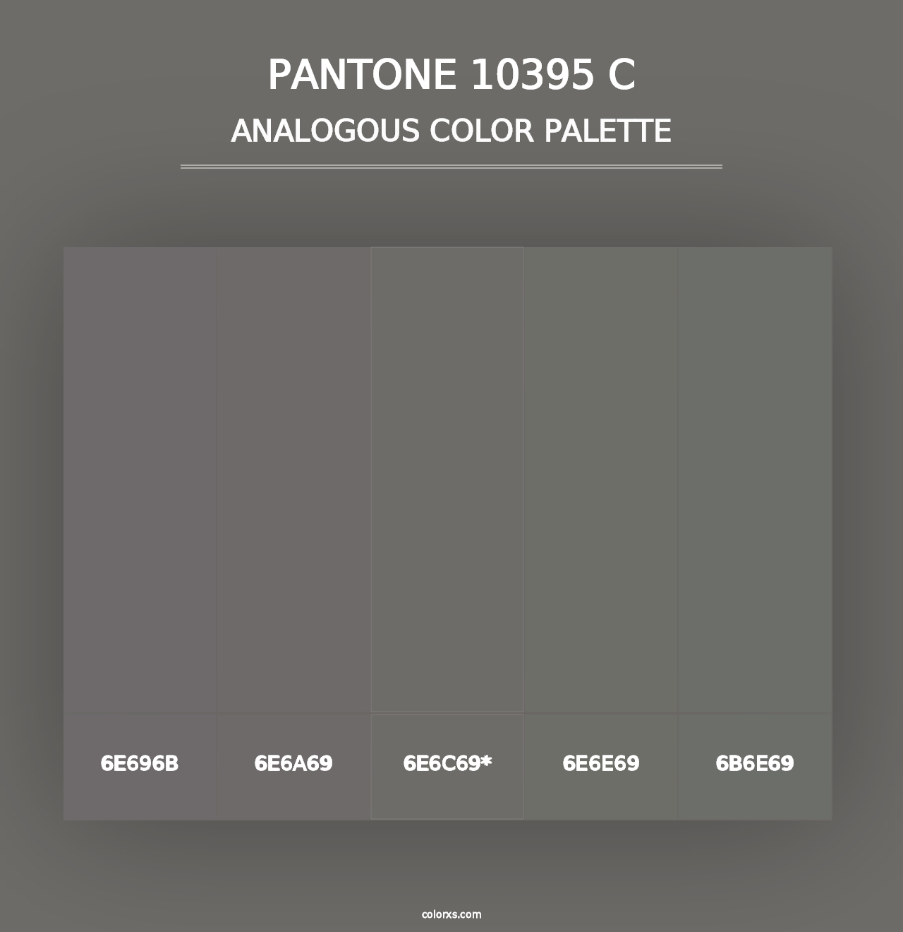 PANTONE 10395 C - Analogous Color Palette