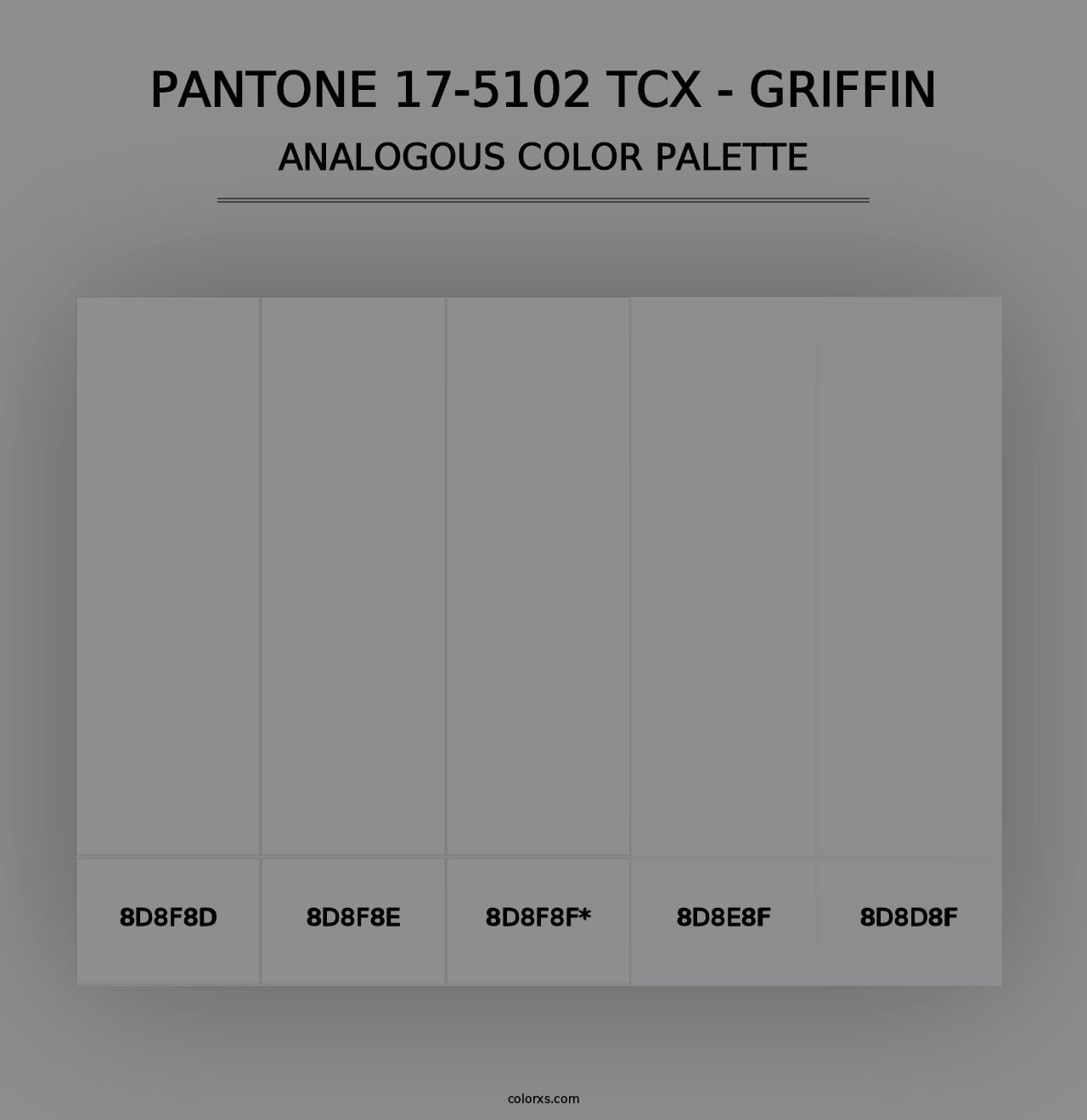 PANTONE 17-5102 TCX - Griffin - Analogous Color Palette