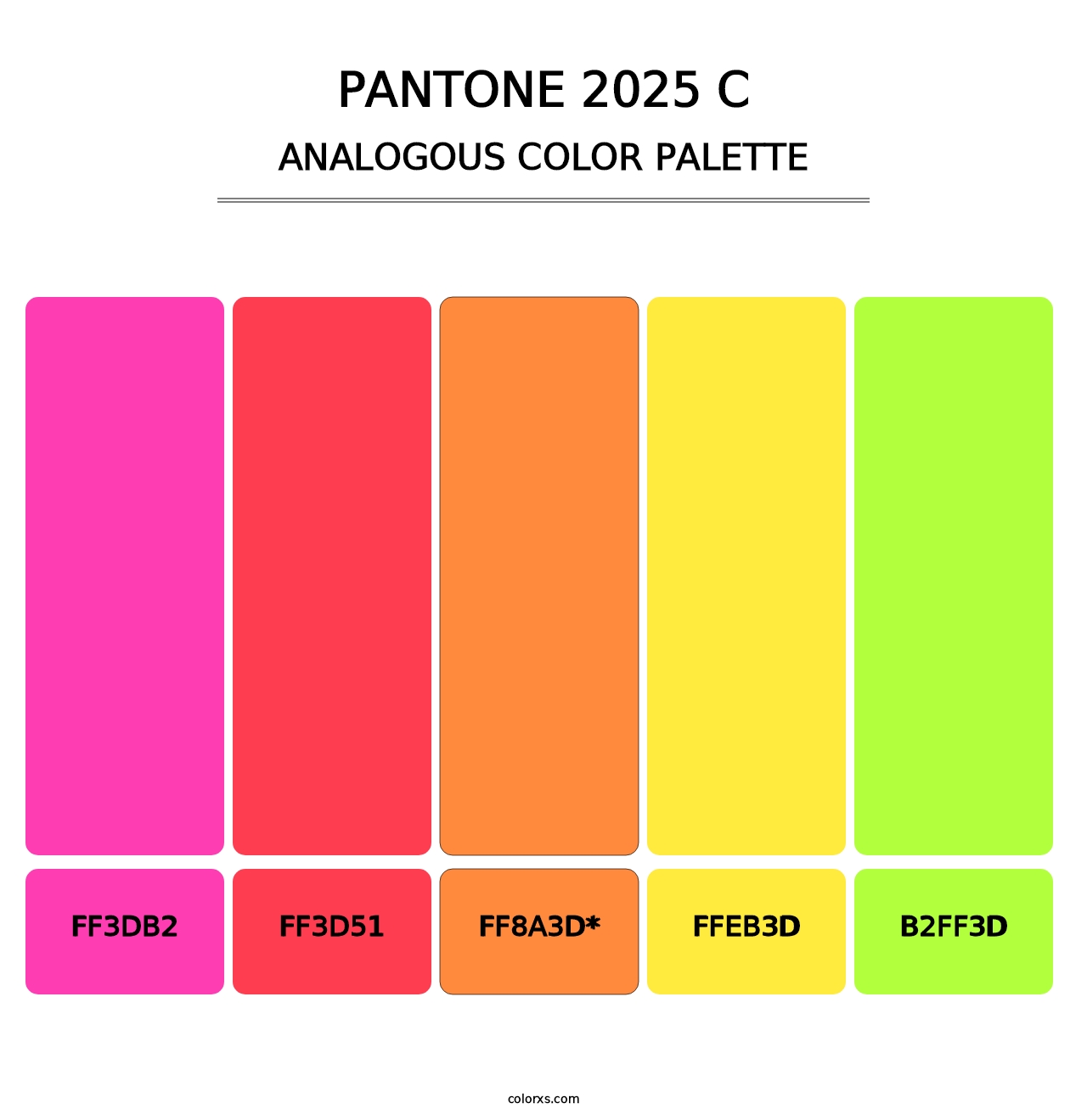 PANTONE 2025 C color palettes