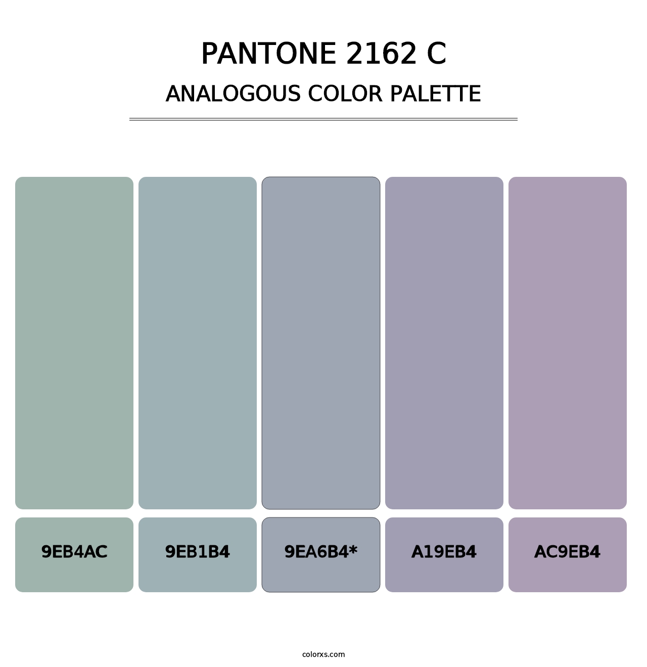 PANTONE 2162 C - Analogous Color Palette