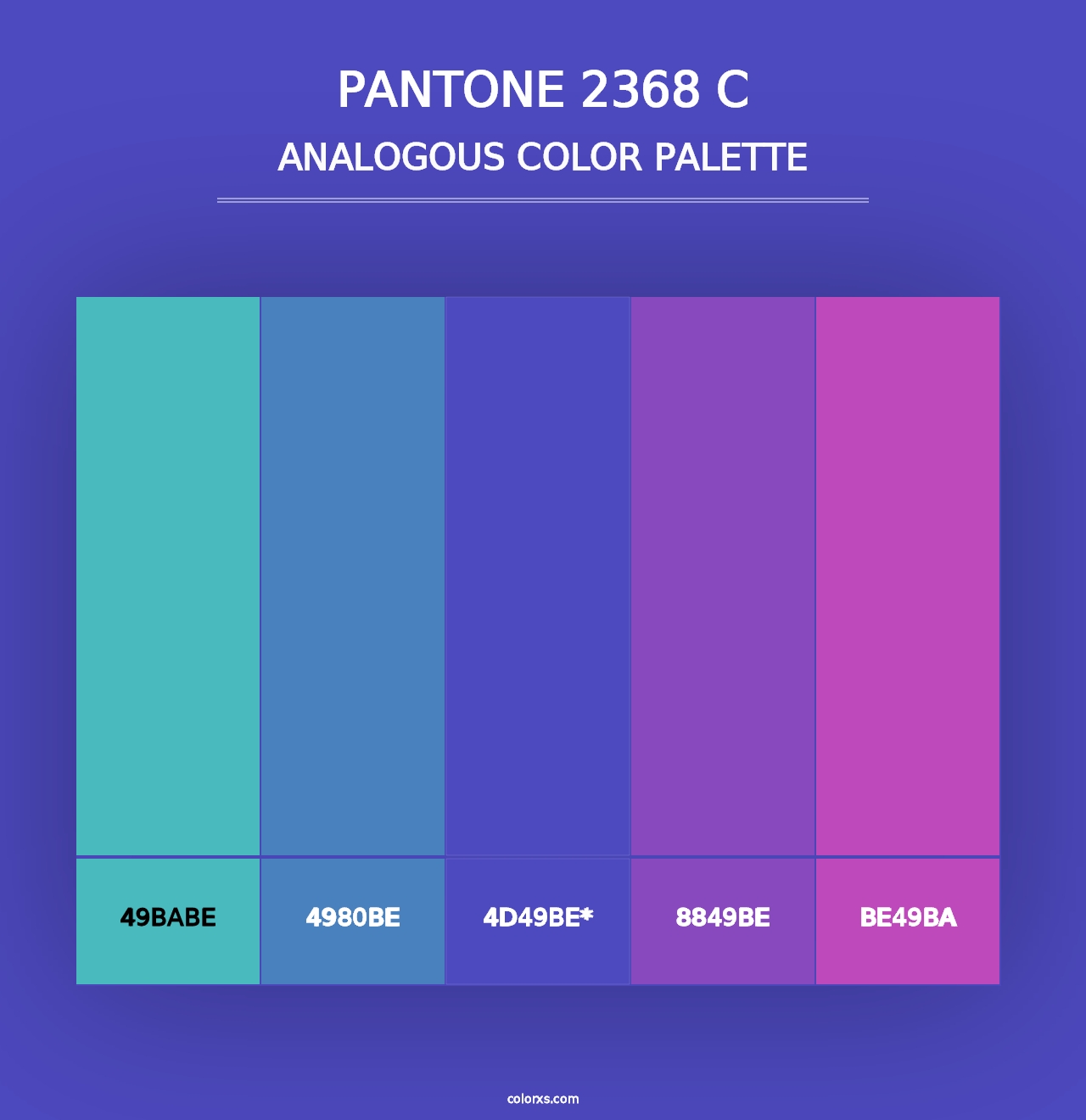 PANTONE 2368 C - Analogous Color Palette