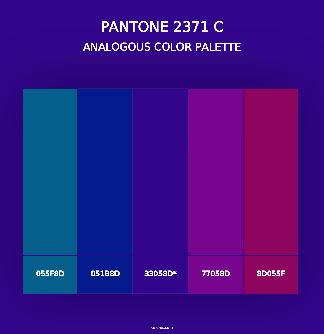 PANTONE 2371 C - Analogous Color Palette