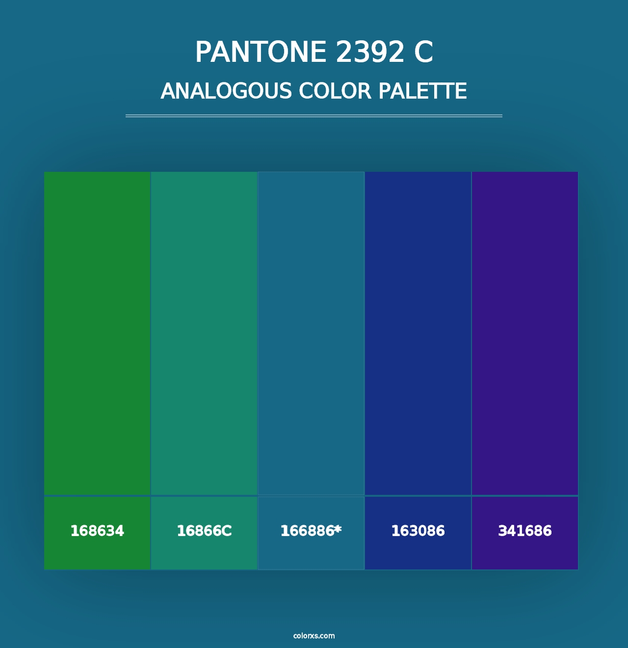 PANTONE 2392 C - Analogous Color Palette