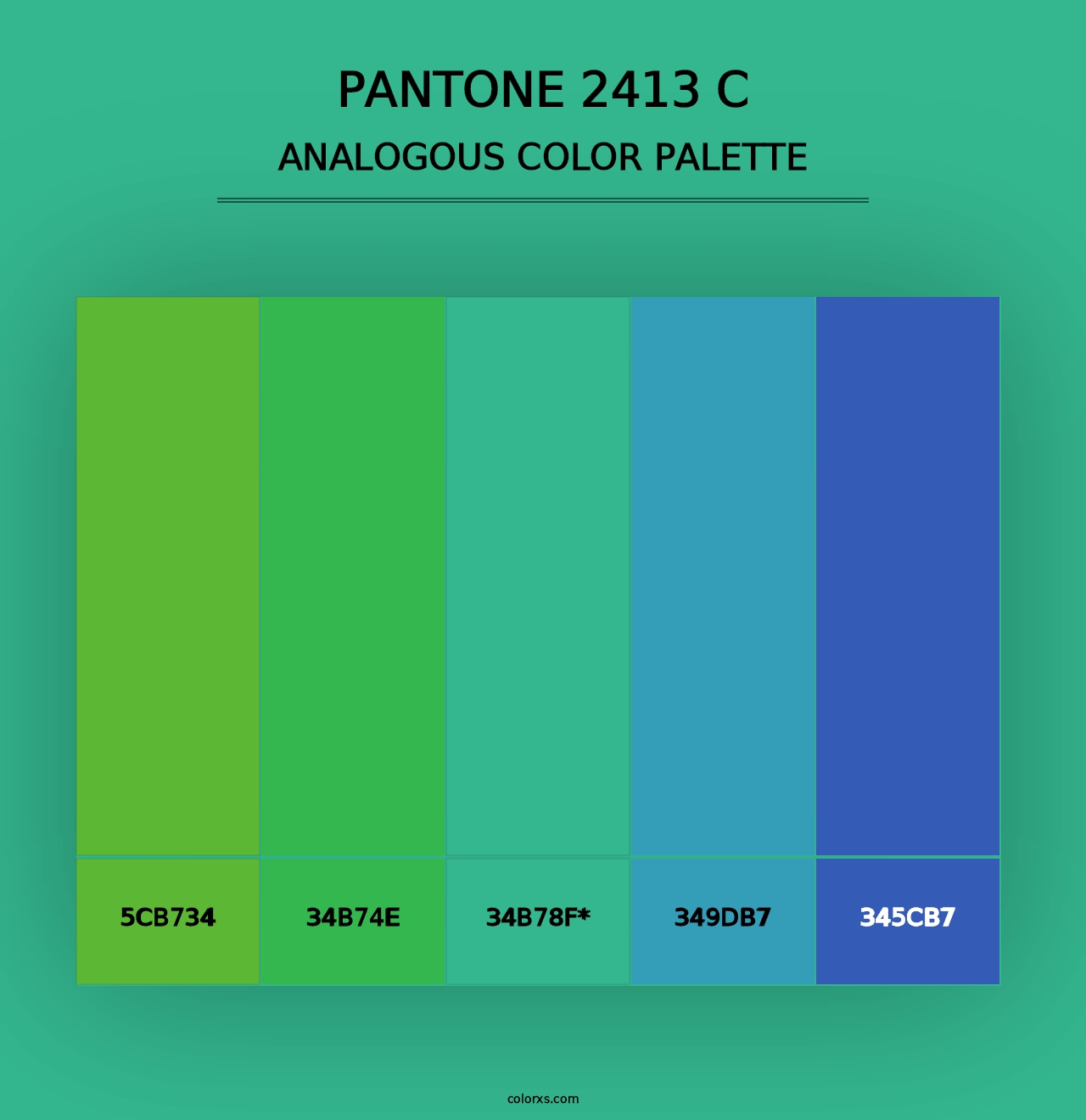 PANTONE 2413 C color palettes - colorxs.com