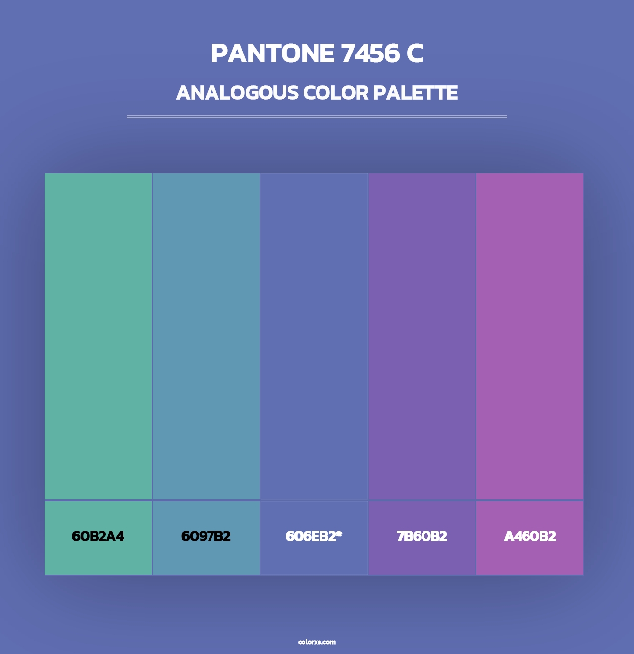 PANTONE 7456 C - Analogous Color Palette