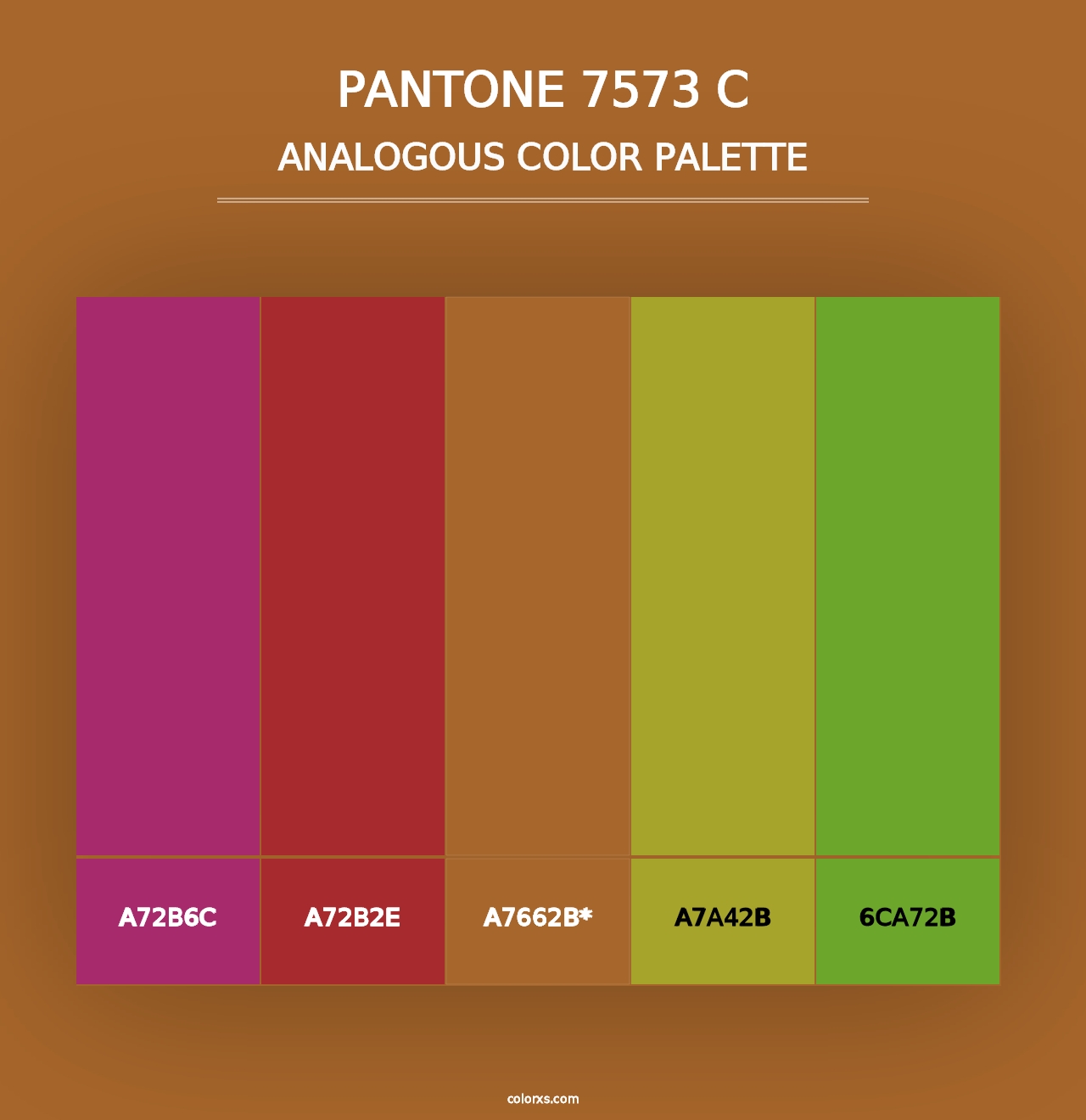 PANTONE 7573 C - Analogous Color Palette