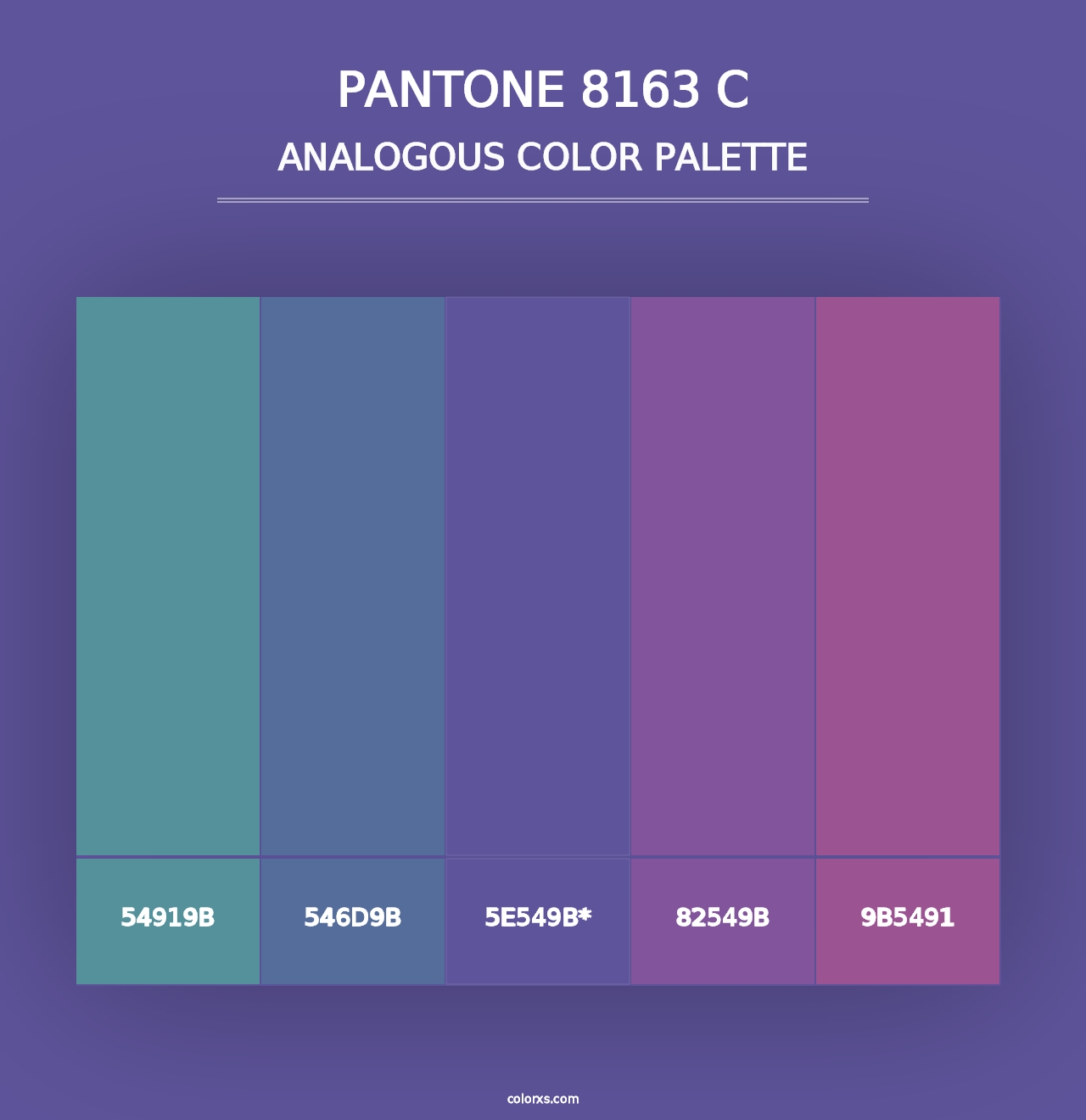 PANTONE 8163 C - Analogous Color Palette