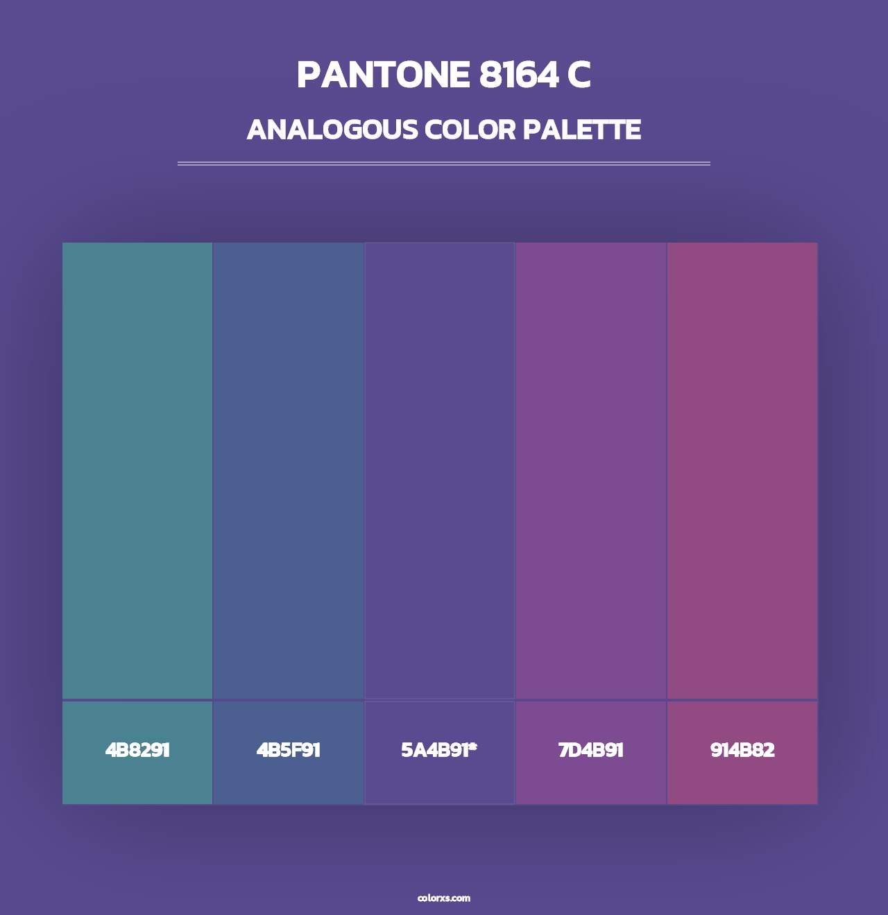 PANTONE 8164 C - Analogous Color Palette