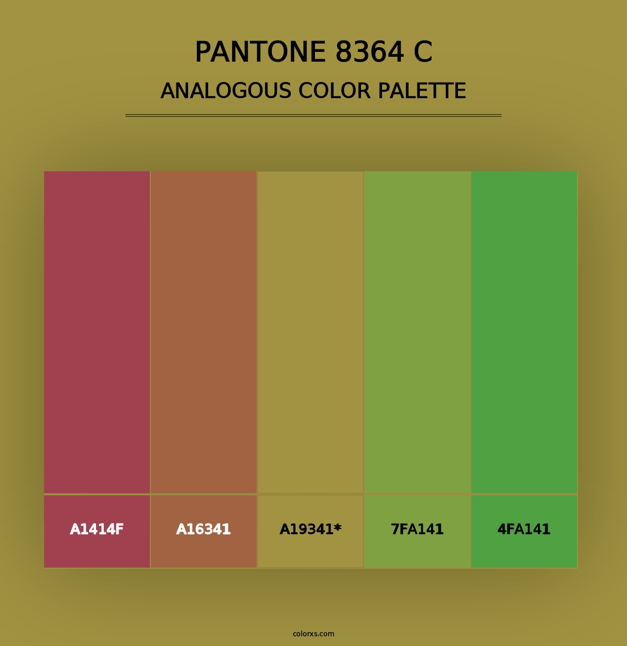 PANTONE 8364 C - Analogous Color Palette