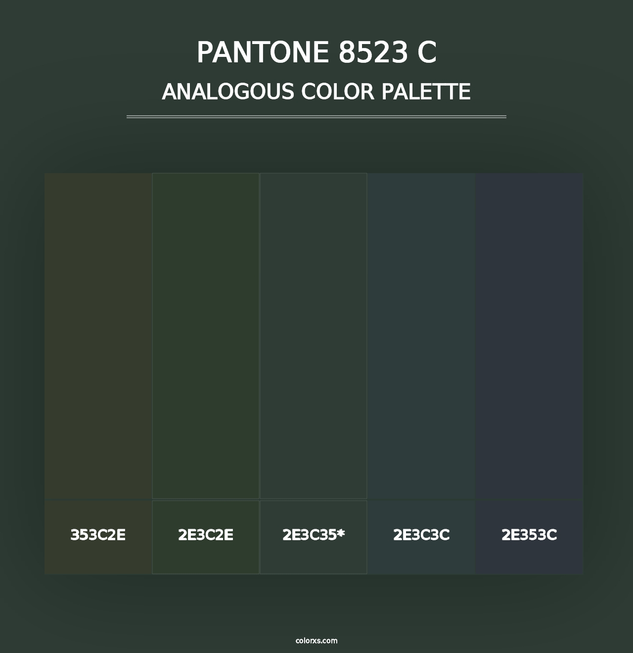 PANTONE 8523 C - Analogous Color Palette