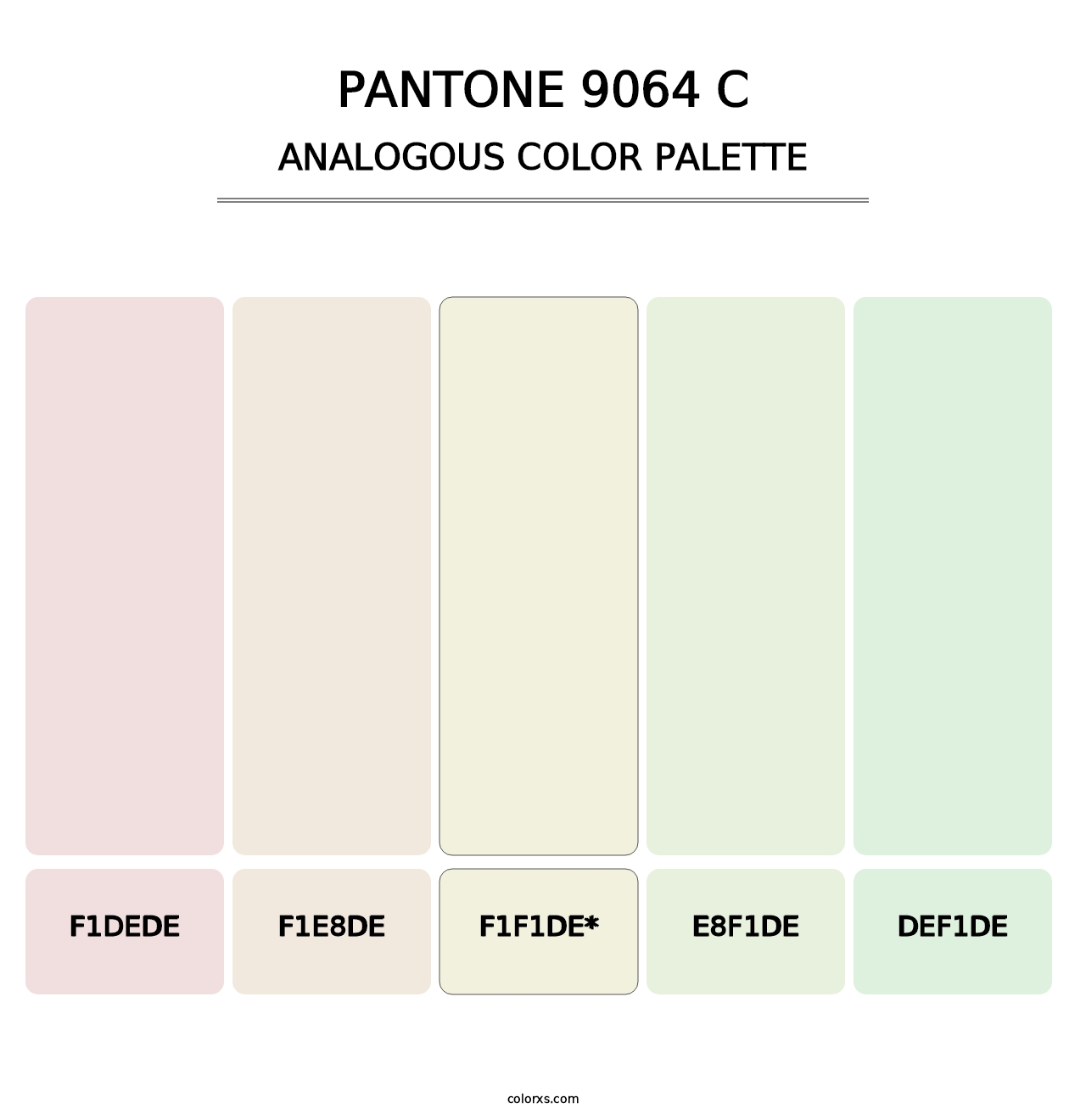 PANTONE 9064 C - Analogous Color Palette