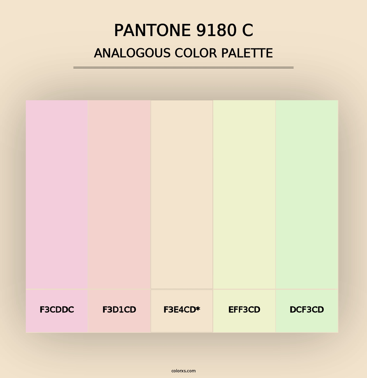 PANTONE 9180 C - Analogous Color Palette