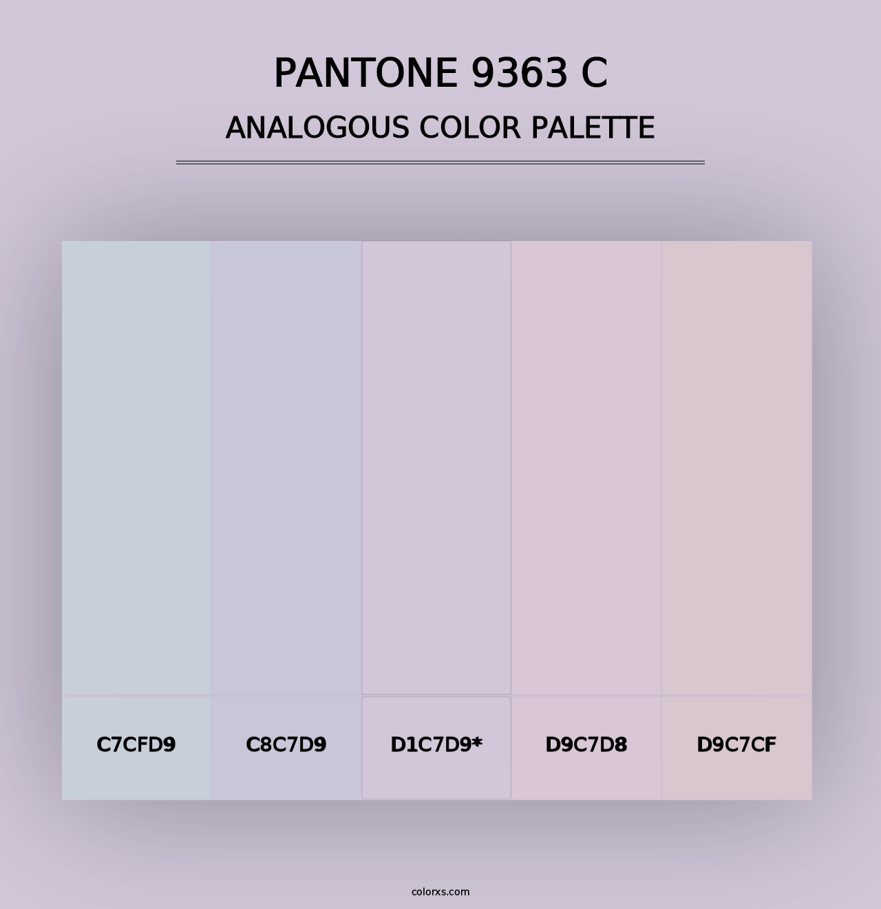 PANTONE 9363 C - Analogous Color Palette