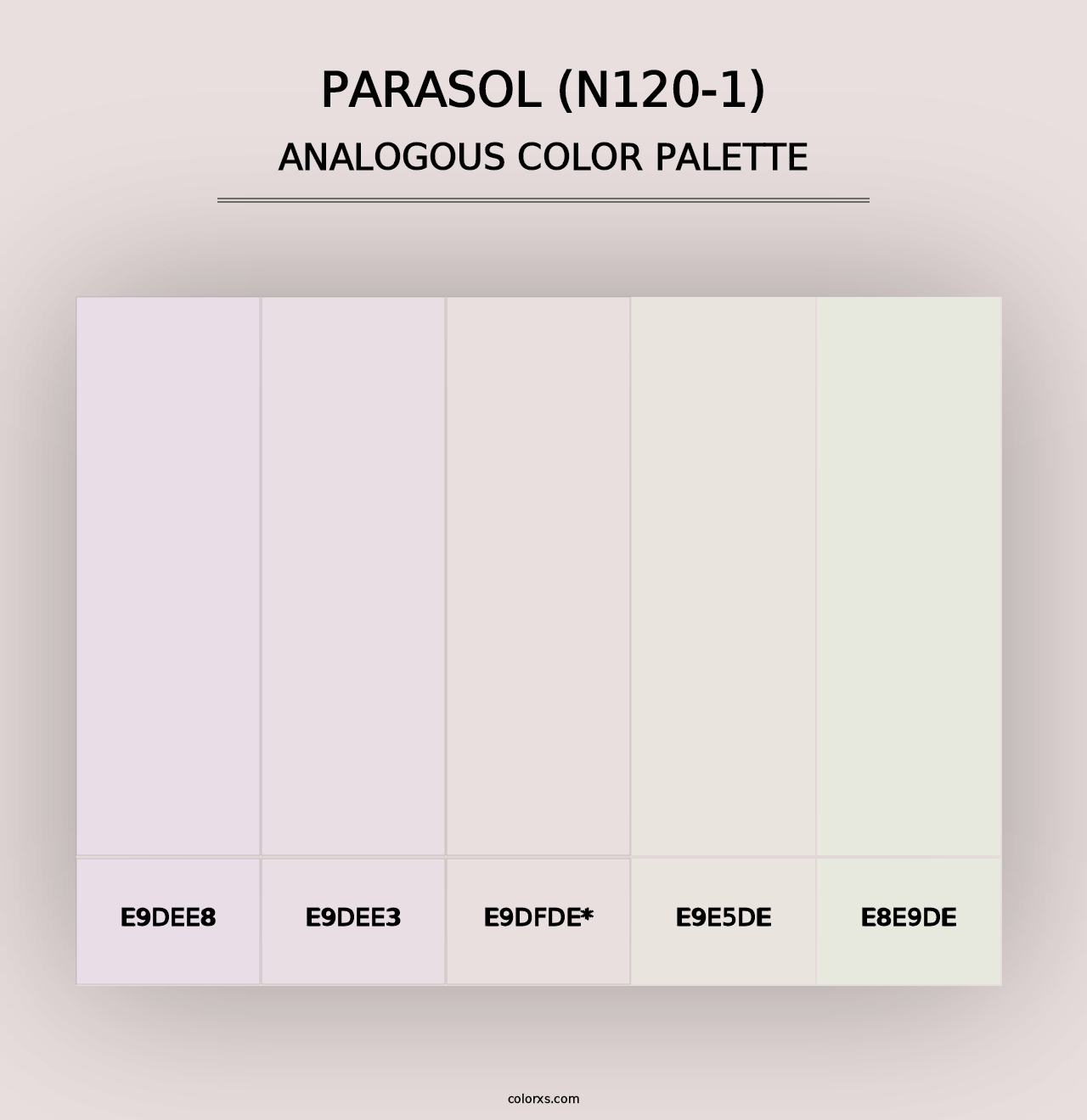 Parasol (N120-1) - Analogous Color Palette