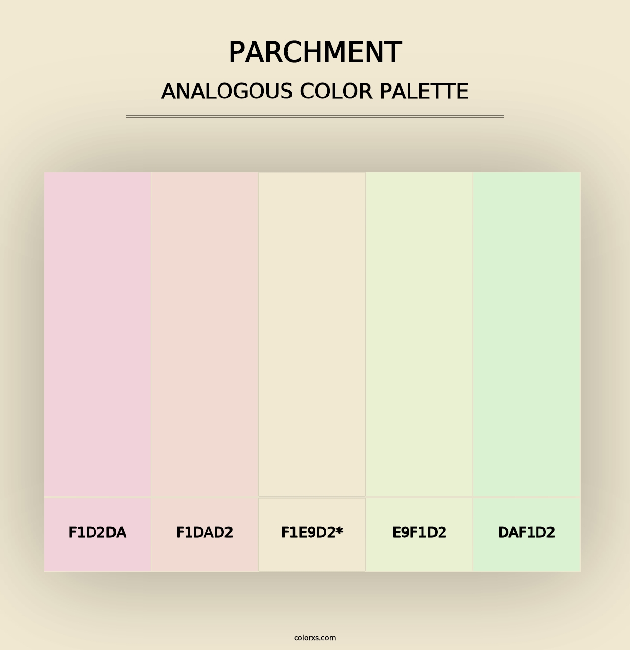 Parchment color palettes - colorxs.com