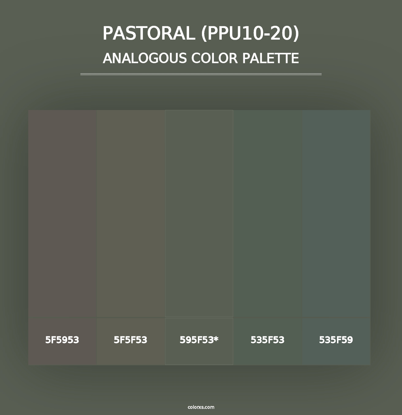 Pastoral (PPU10-20) - Analogous Color Palette