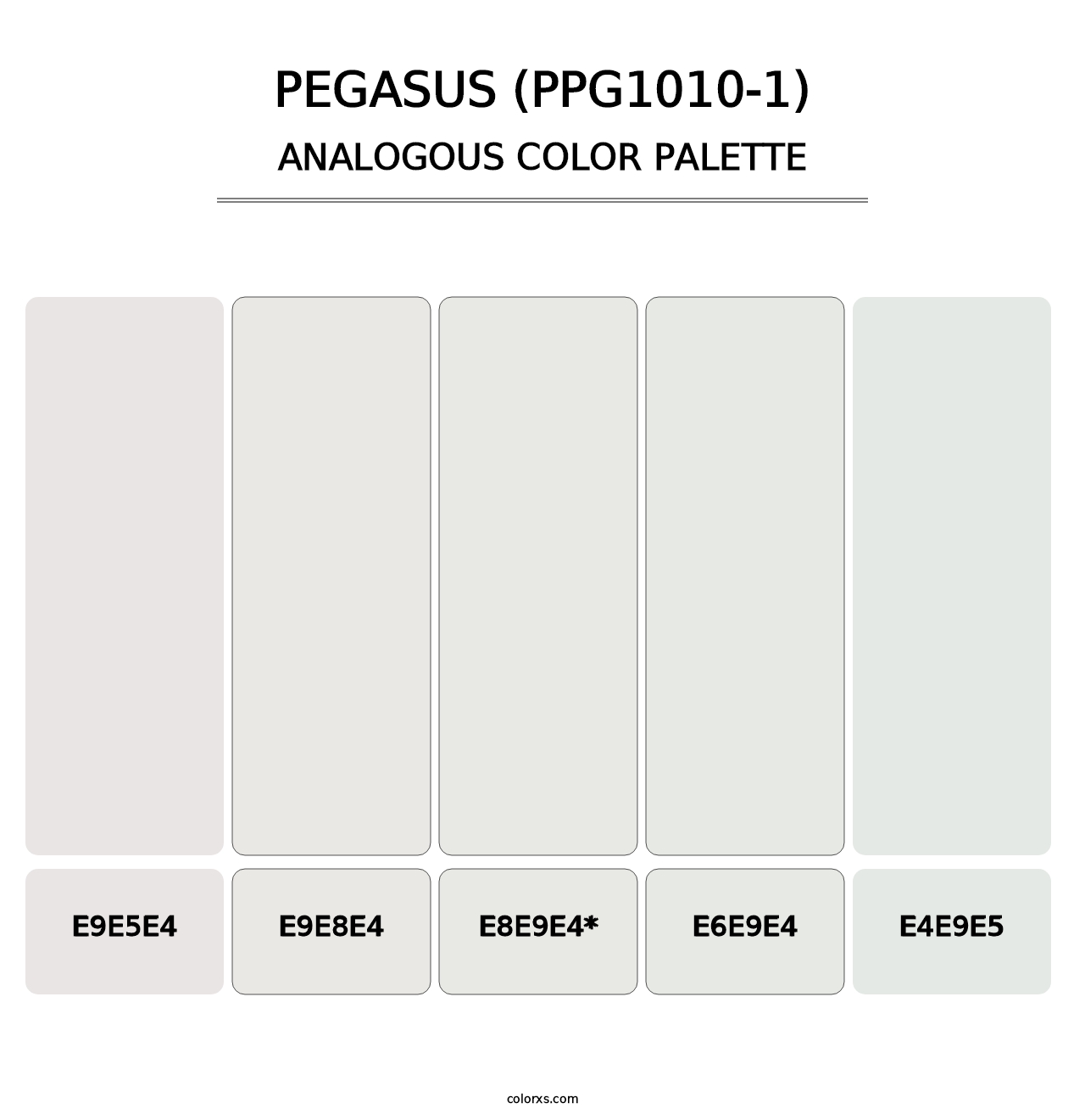 Pegasus (PPG1010-1) - Analogous Color Palette