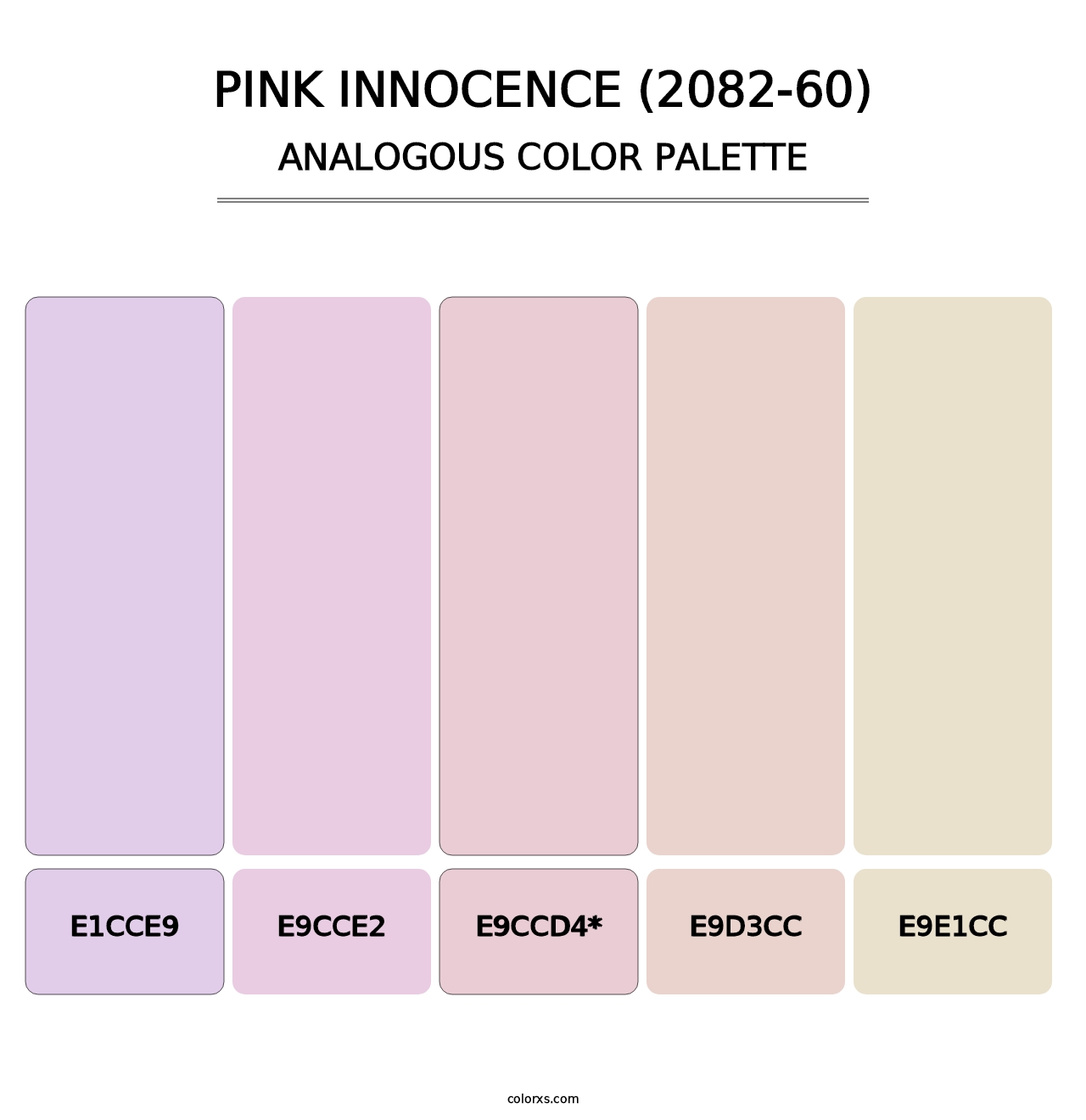 Pink Innocence (2082-60) - Analogous Color Palette