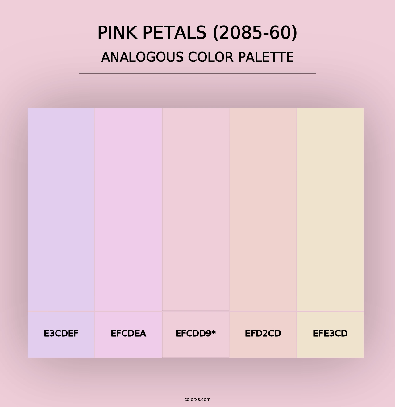 Pink Petals (2085-60) - Analogous Color Palette