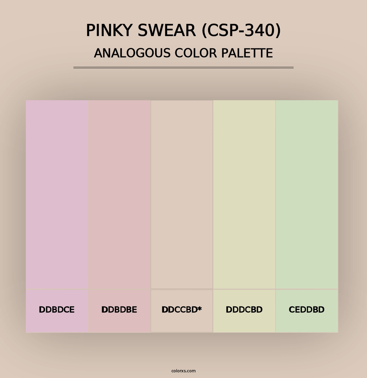 Pinky Swear (CSP-340) - Analogous Color Palette