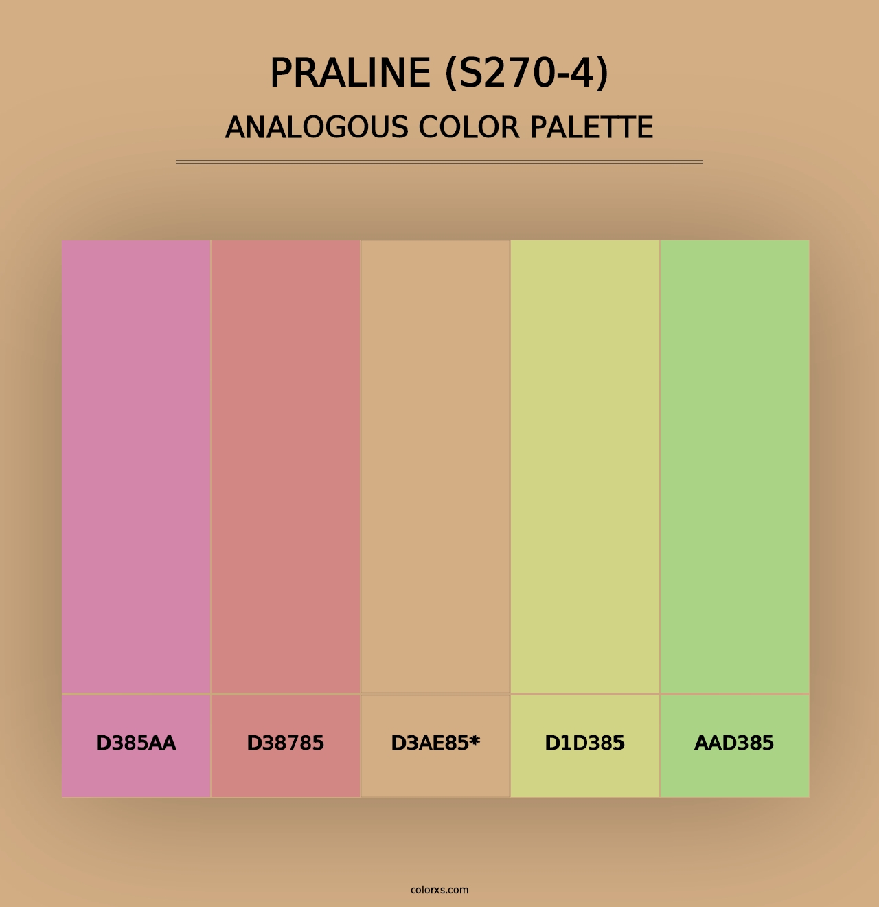 Praline (S270-4) - Analogous Color Palette