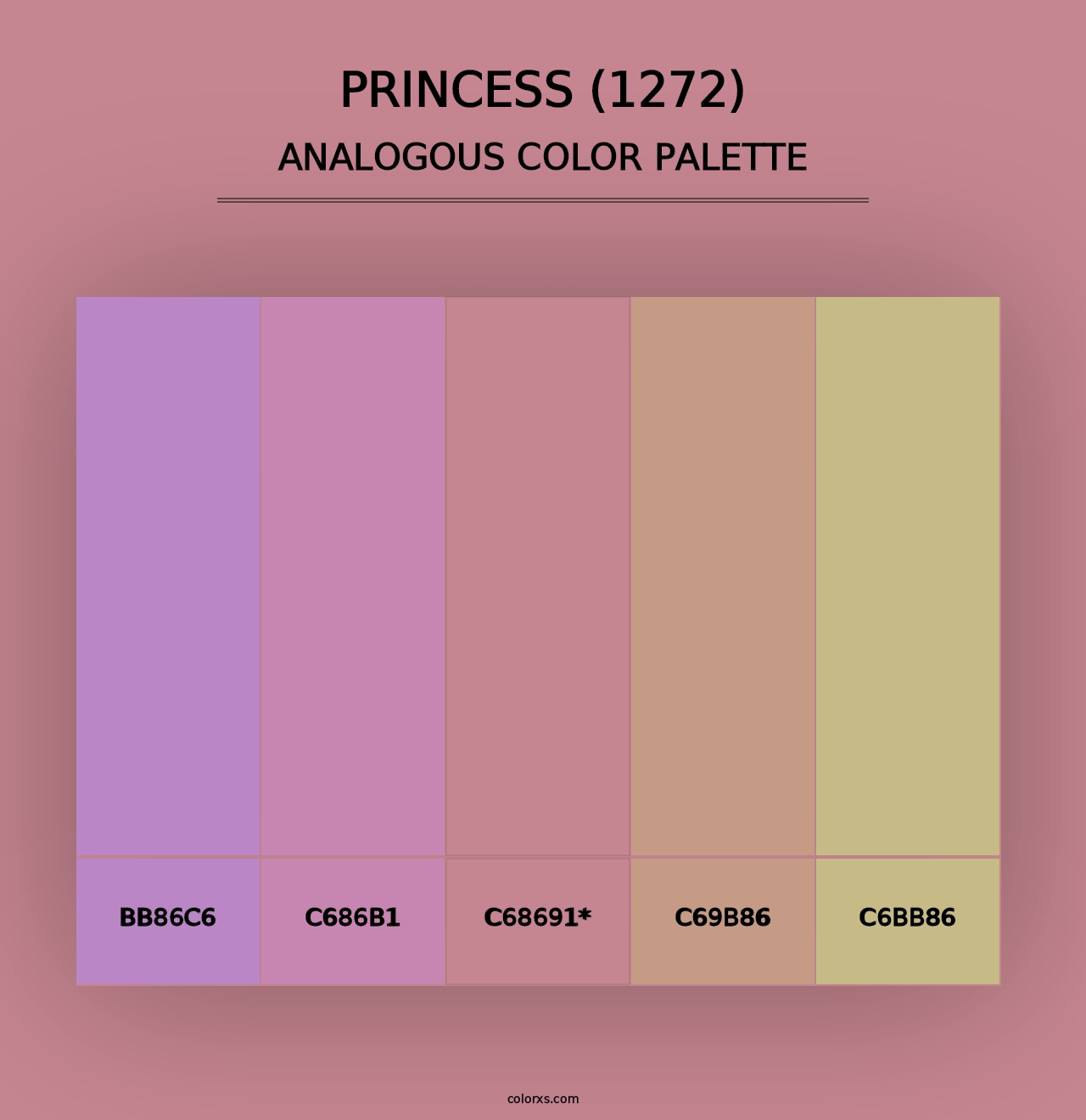 Princess (1272) - Analogous Color Palette