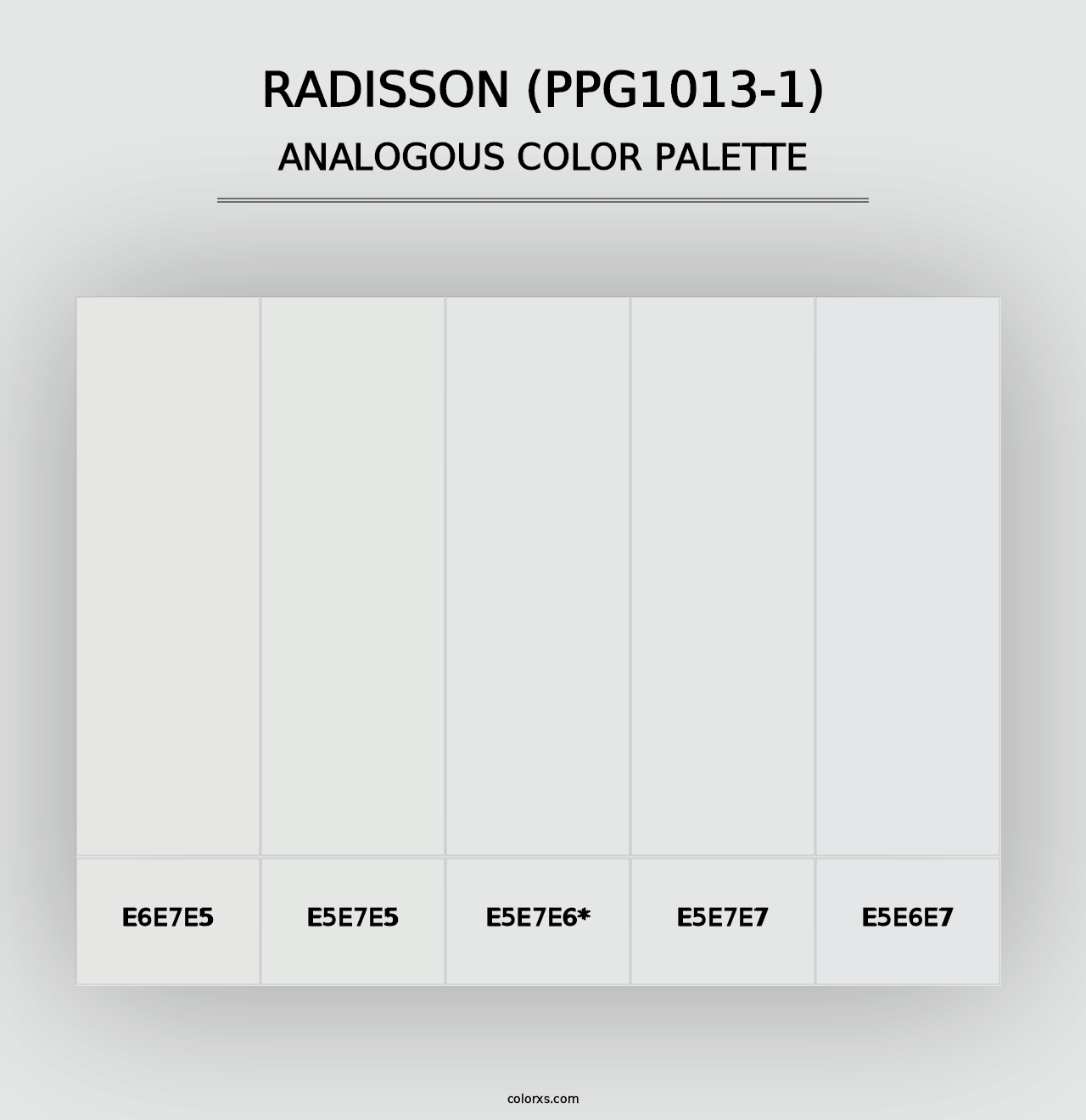 Radisson (PPG1013-1) - Analogous Color Palette