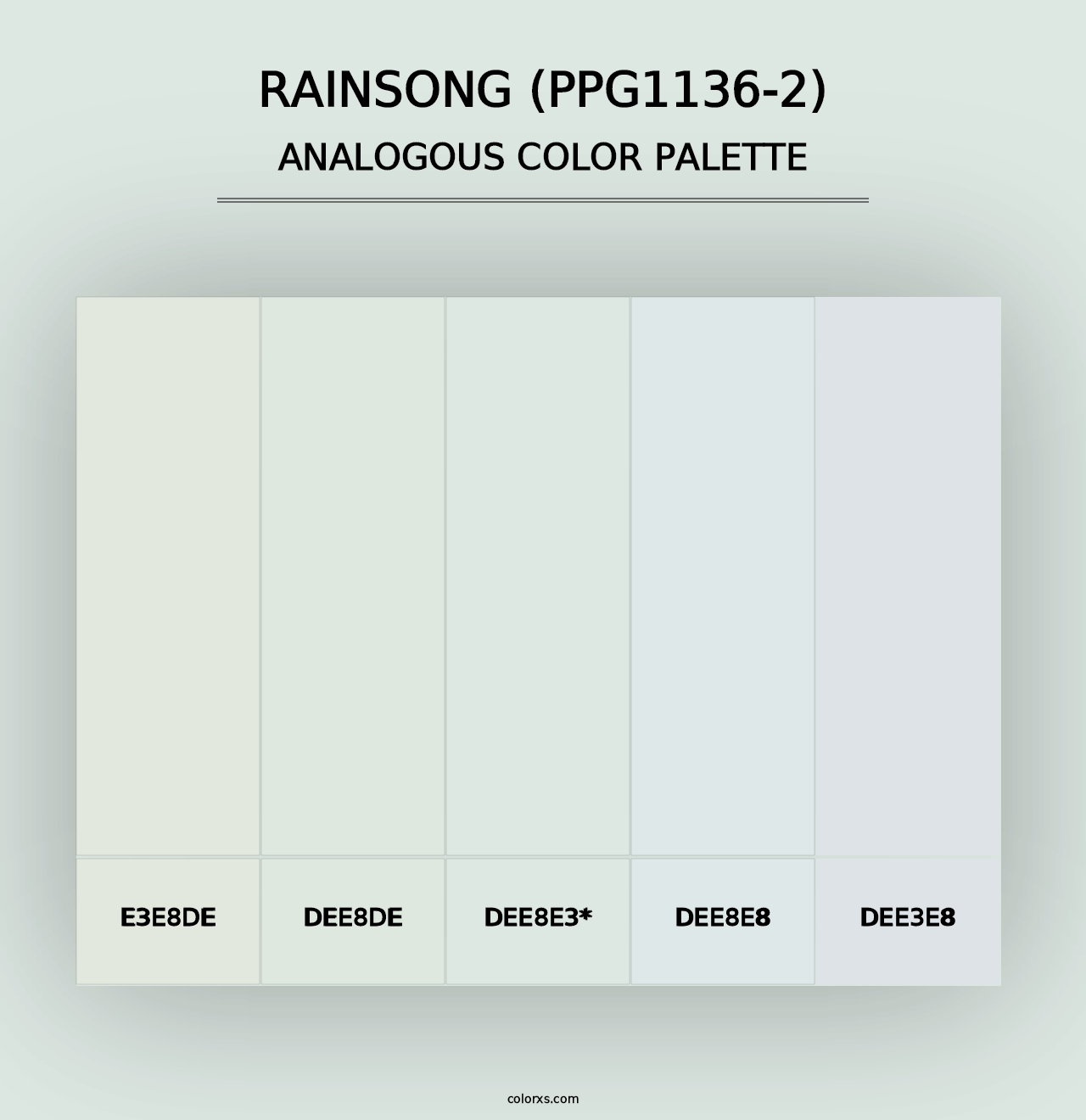 Rainsong (PPG1136-2) - Analogous Color Palette