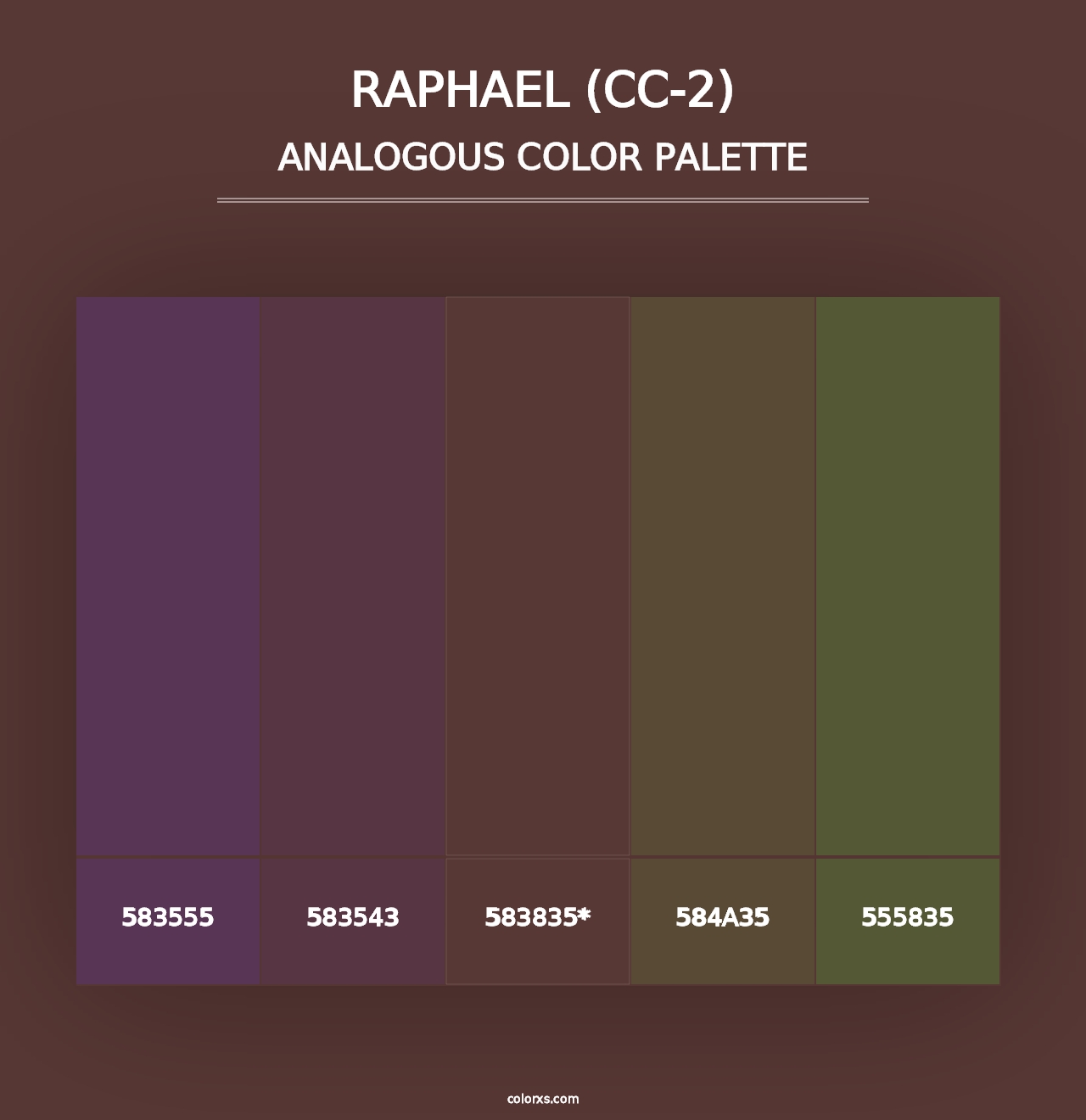 Raphael (CC-2) - Analogous Color Palette