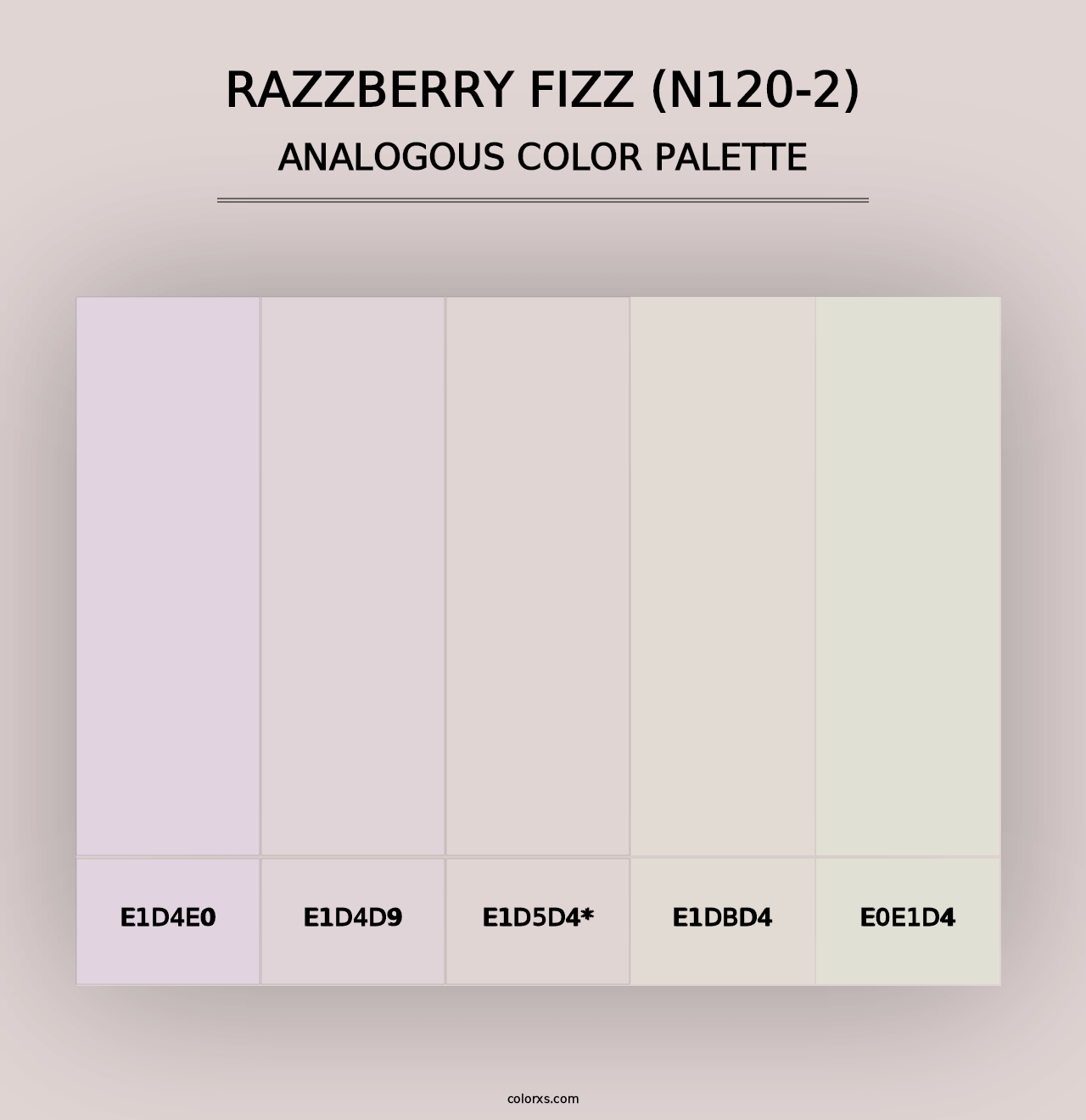 Razzberry Fizz (N120-2) - Analogous Color Palette