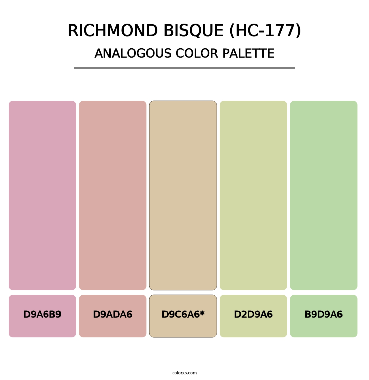 Richmond Bisque (HC-177) - Analogous Color Palette