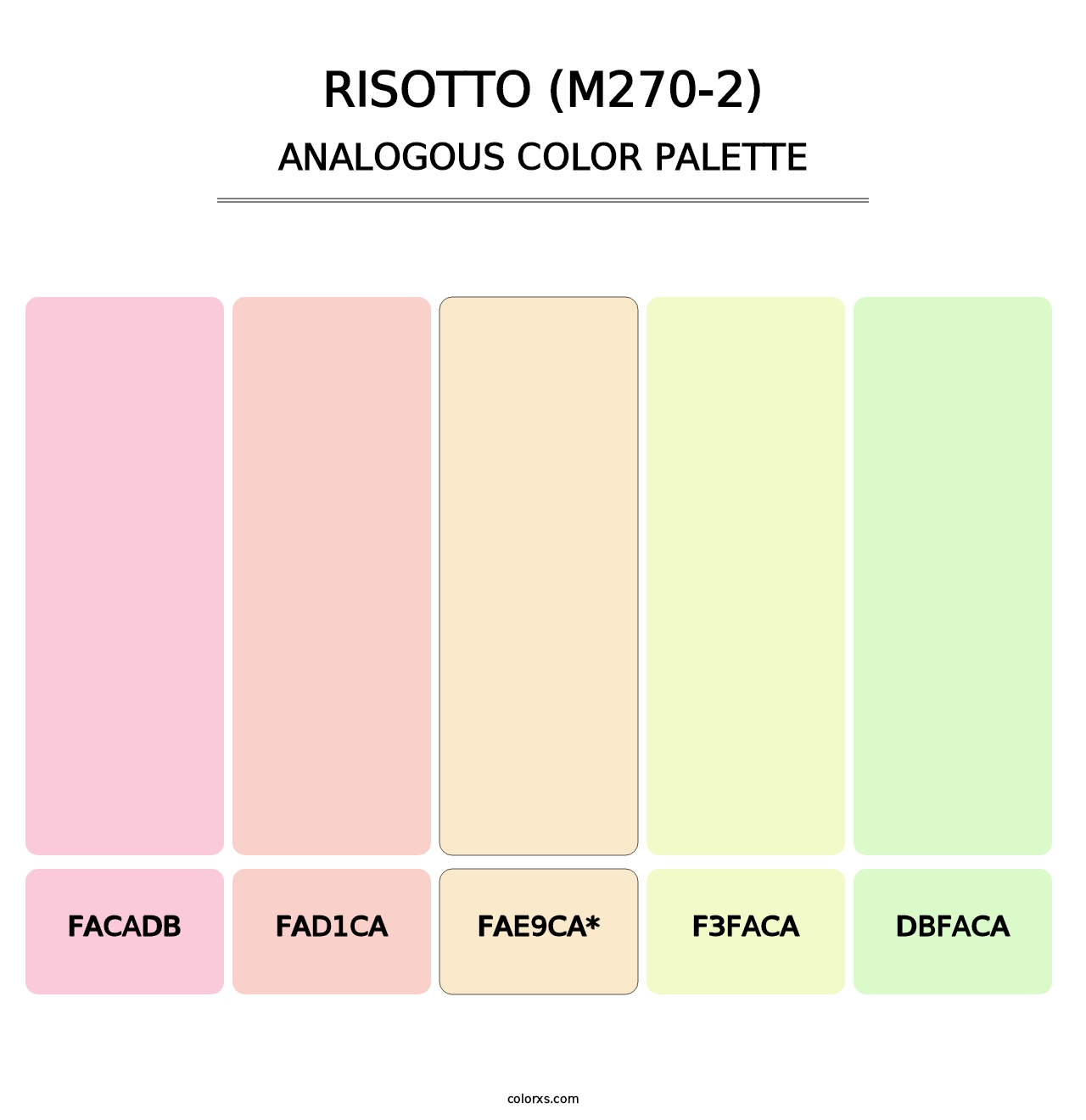 Risotto (M270-2) - Analogous Color Palette