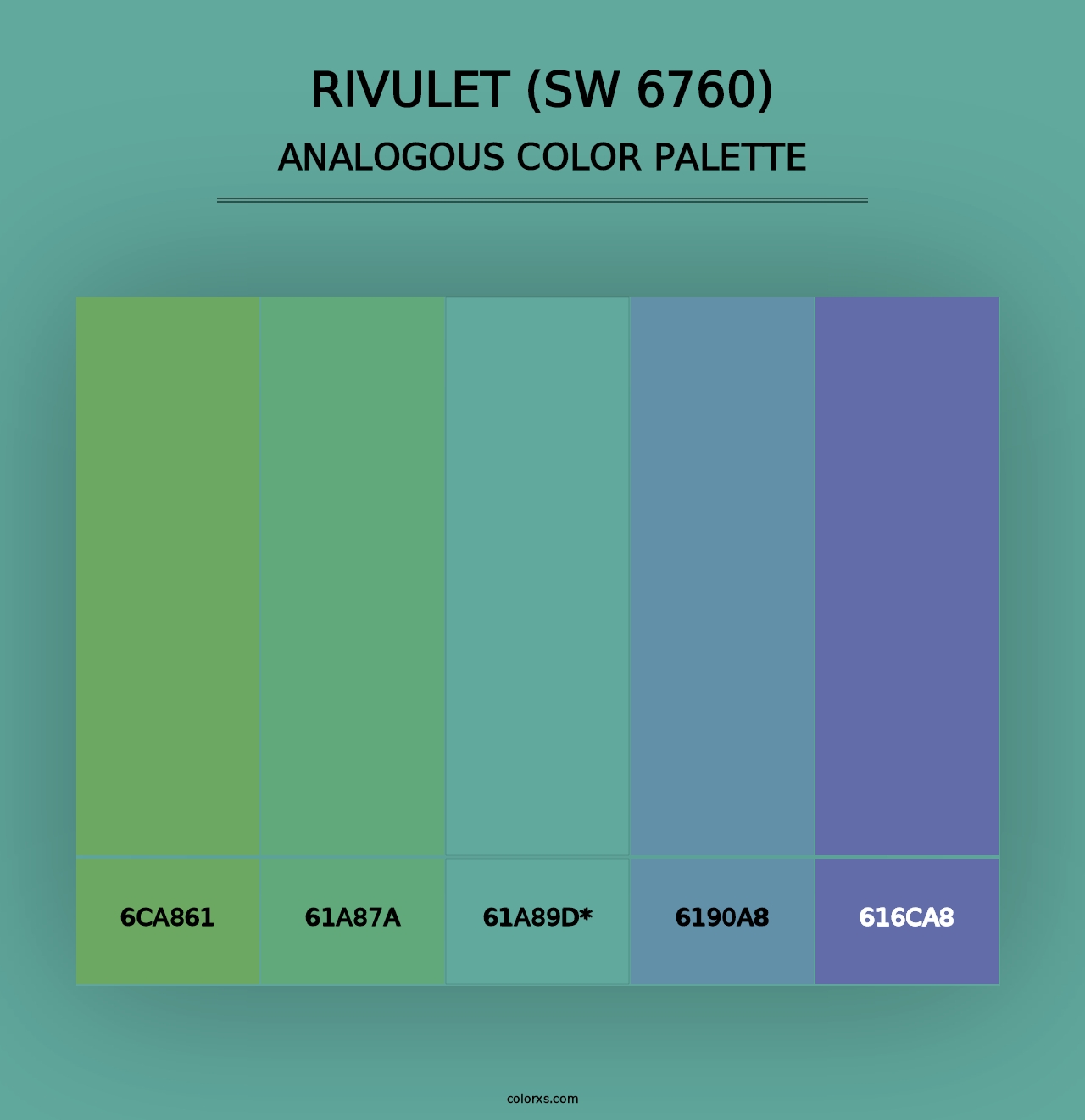 Rivulet (SW 6760) - Analogous Color Palette