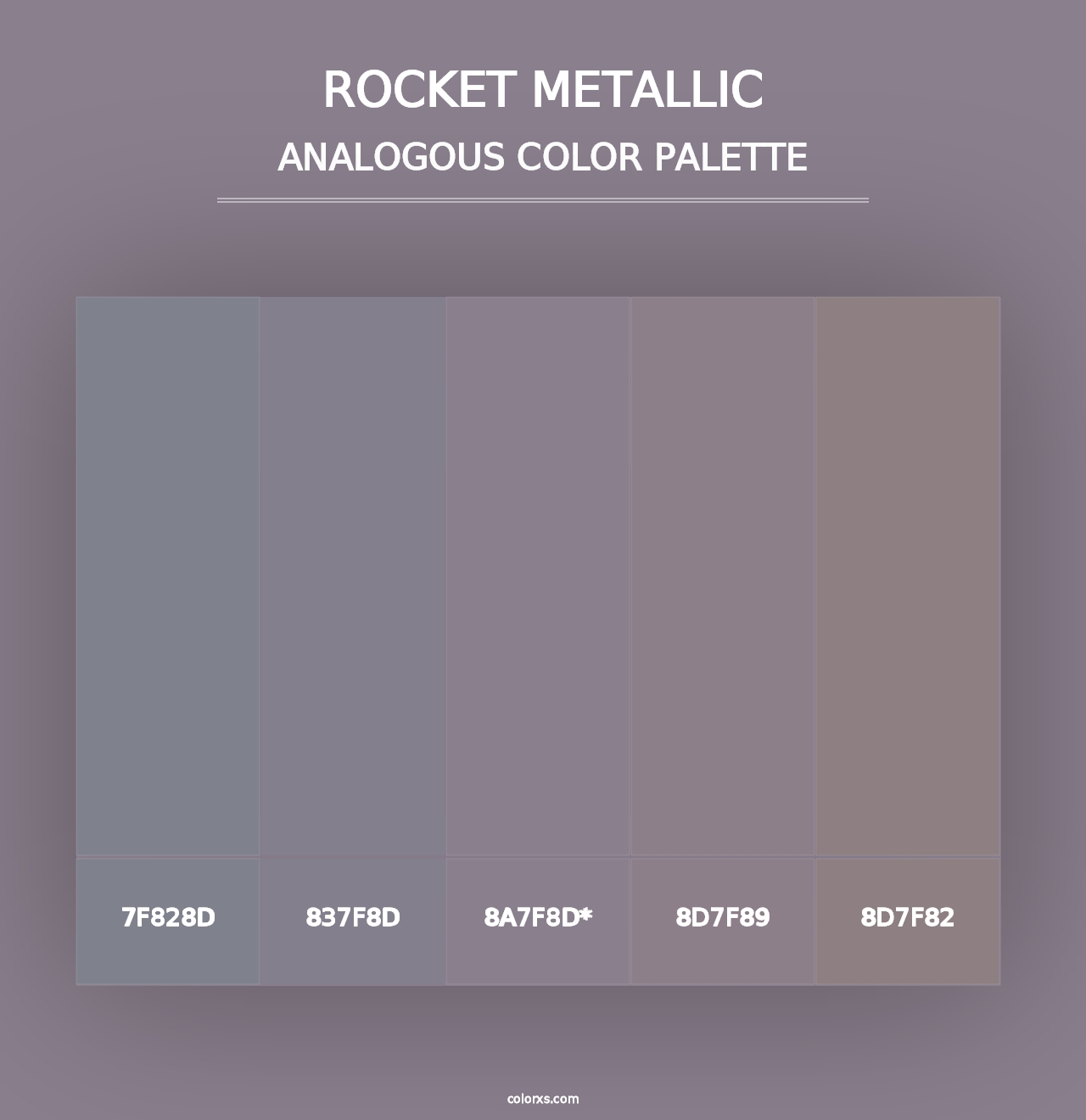 Rocket Metallic - Analogous Color Palette